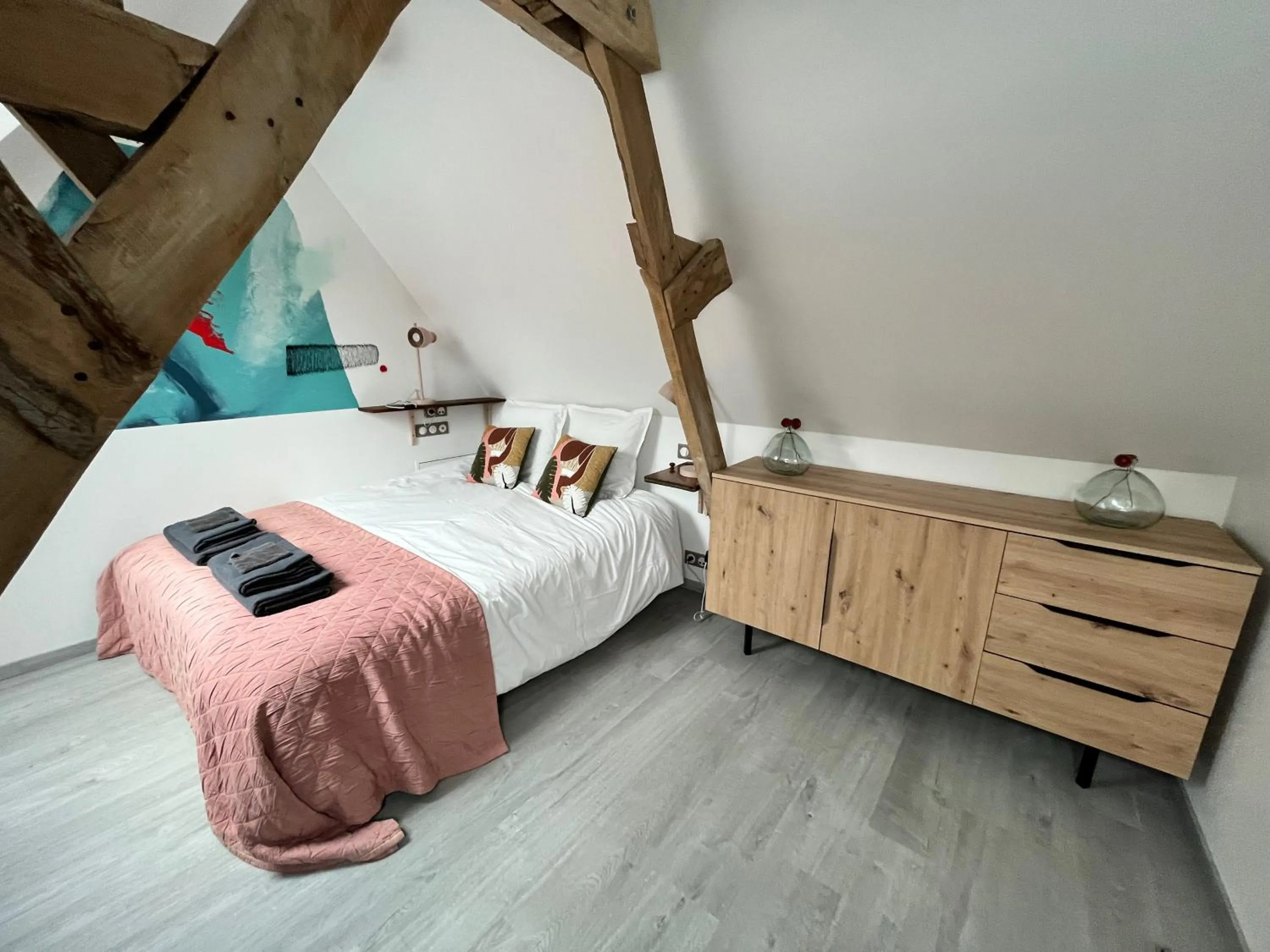 Photo of the whole room, Bed in Les Bobos à la ferme