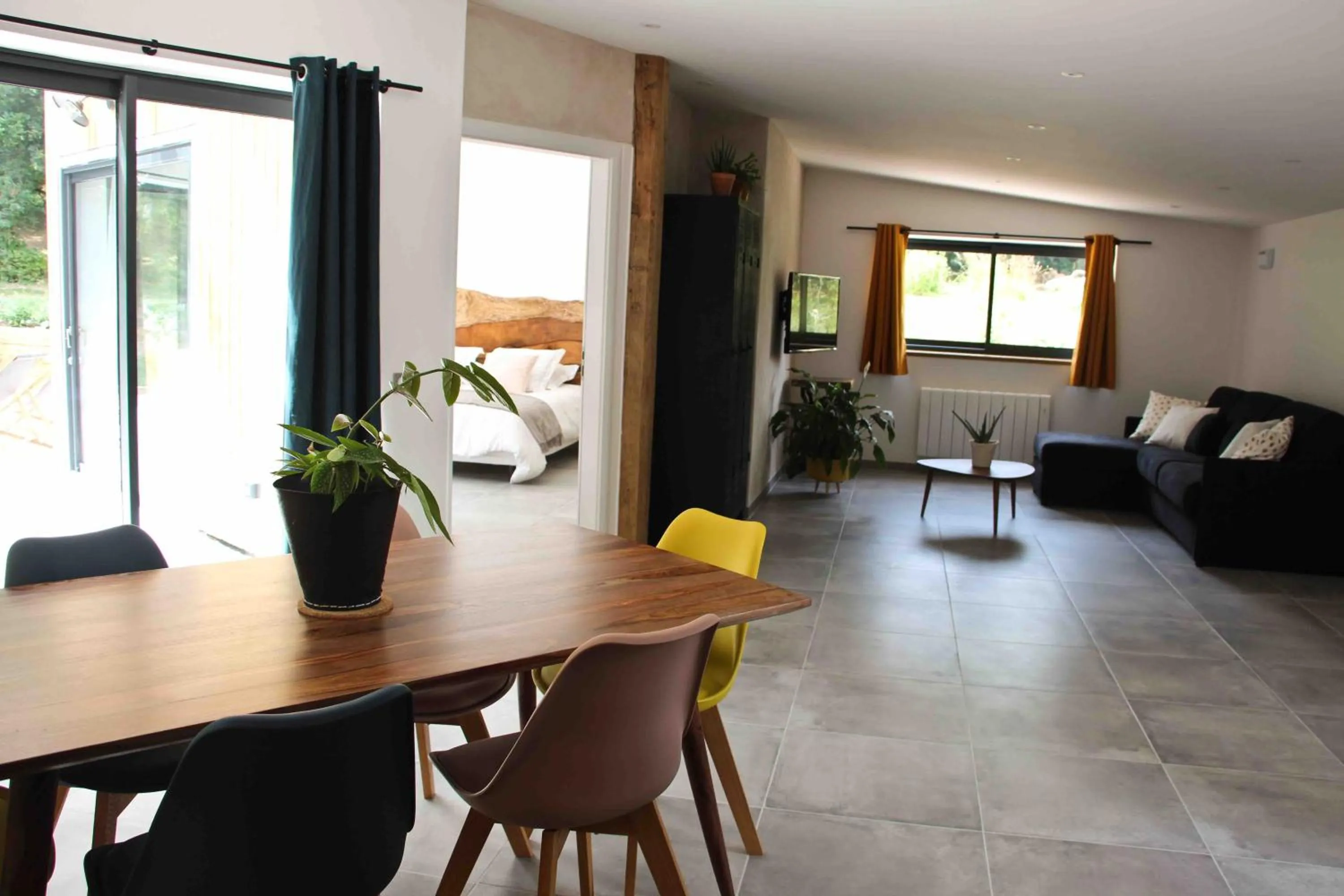 Living room in Les Bobos à la ferme