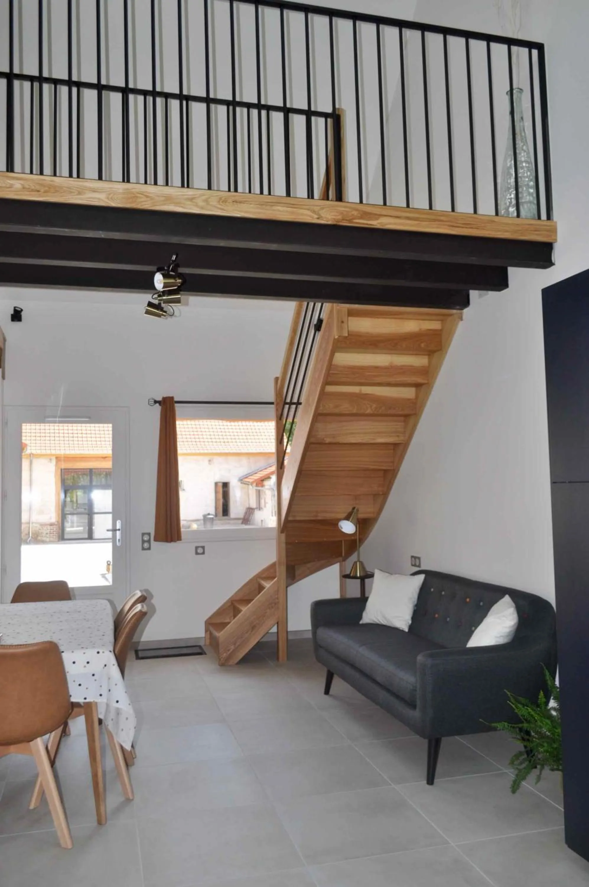 Living room in Les Bobos à la ferme
