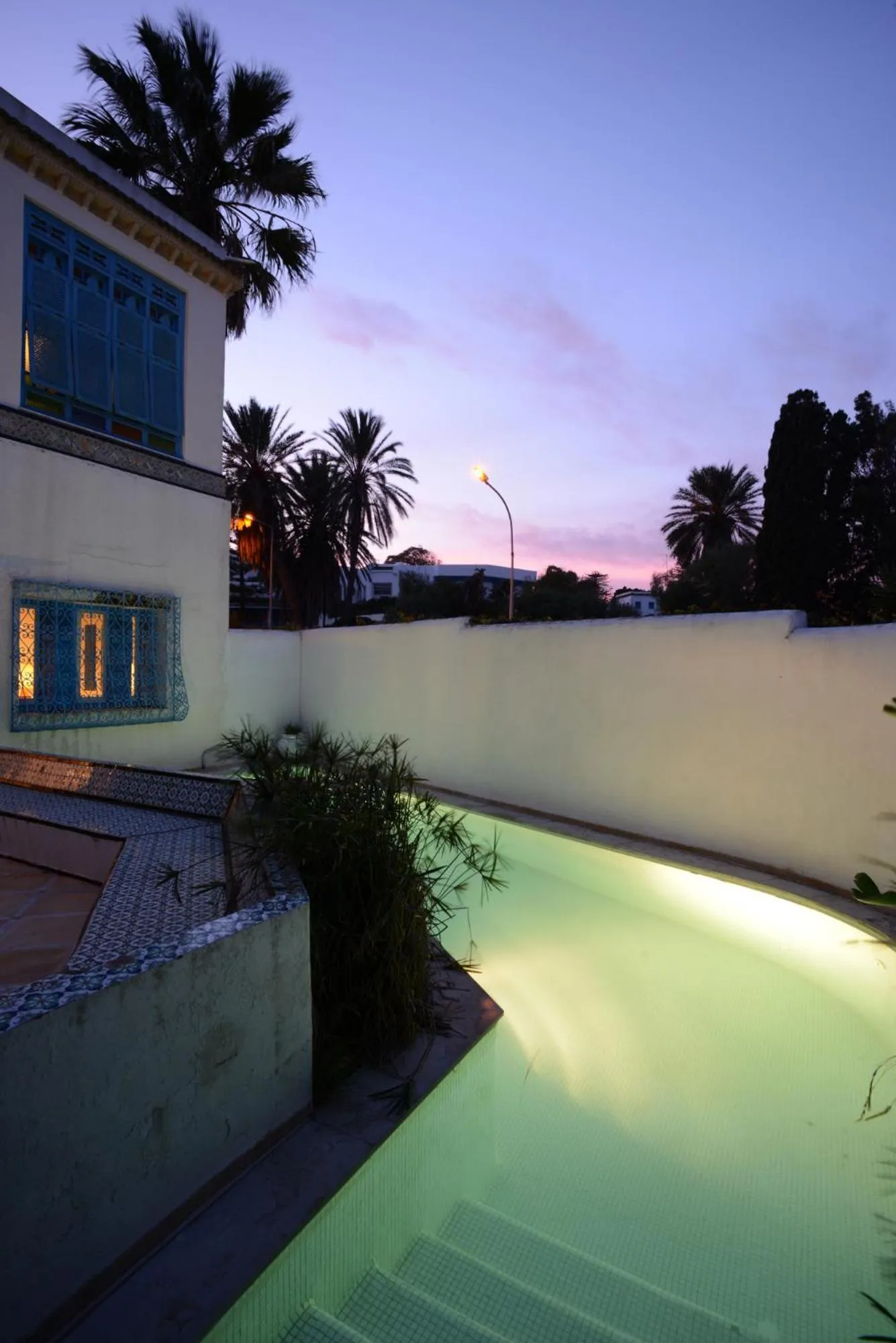 Swimming pool in Dar Marsa Cubes