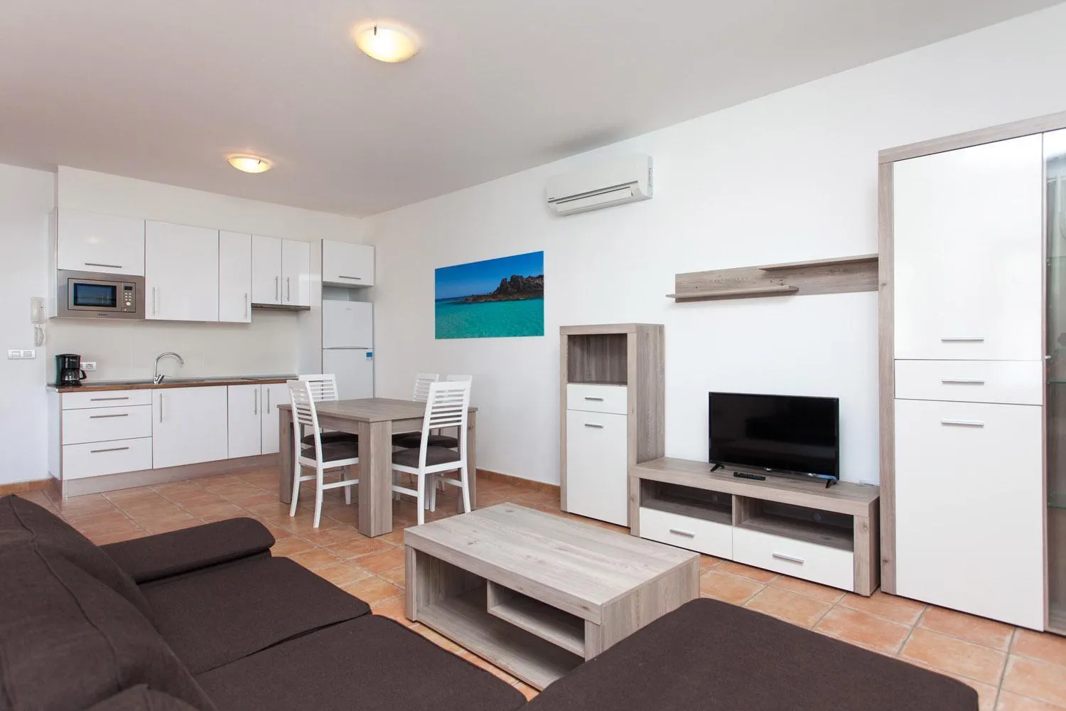 Kitchen or kitchenette in Villas & Apartamentos Tao Mazo