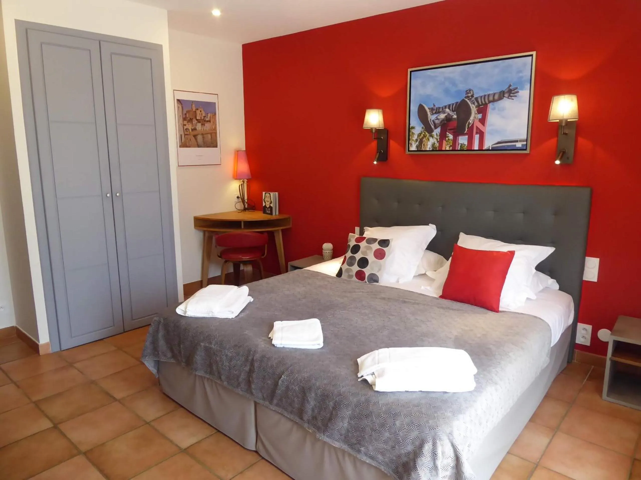 Bedroom, Bed in Mas Picton