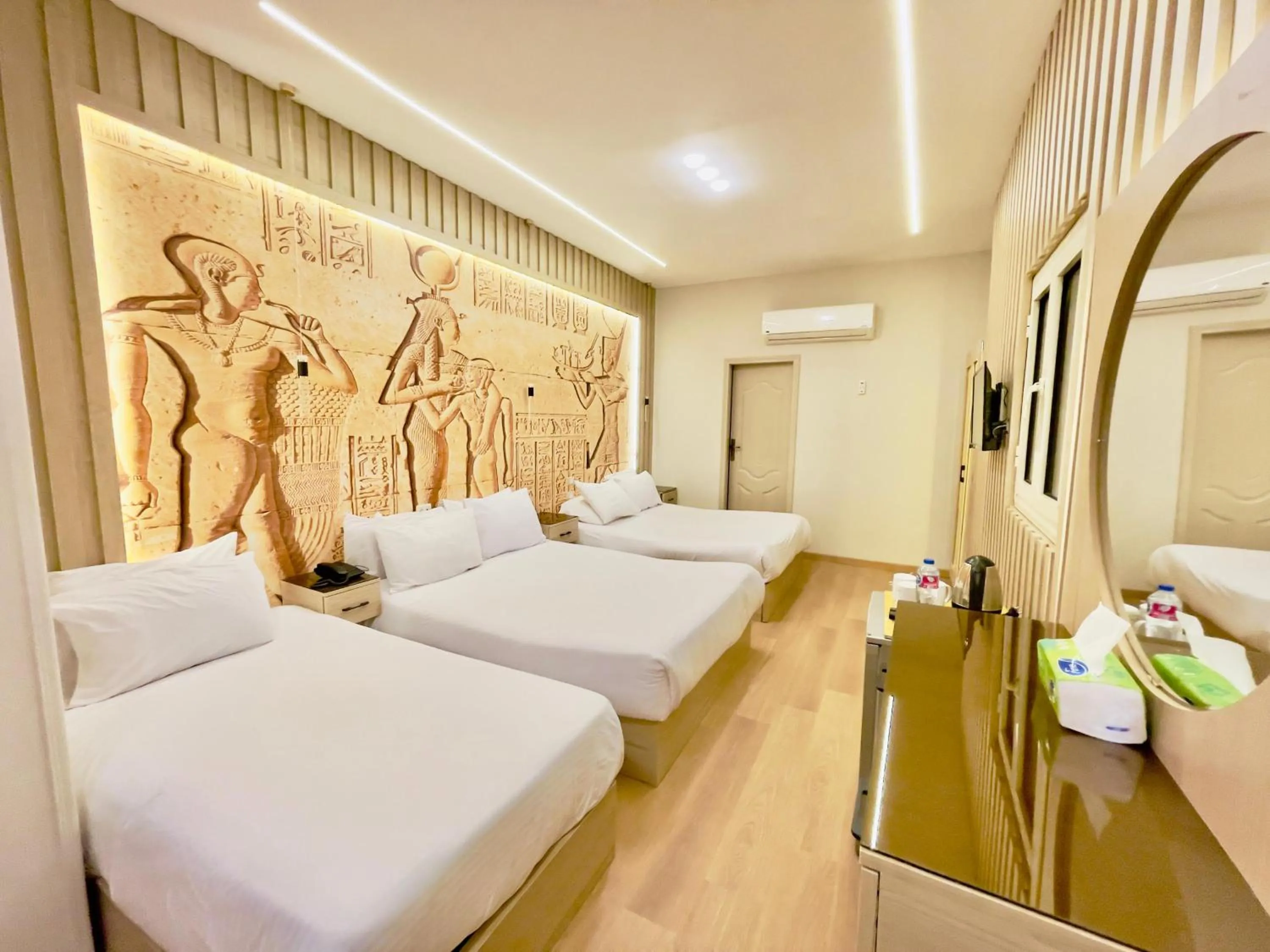 Bed in Giza Pyramids View Inn