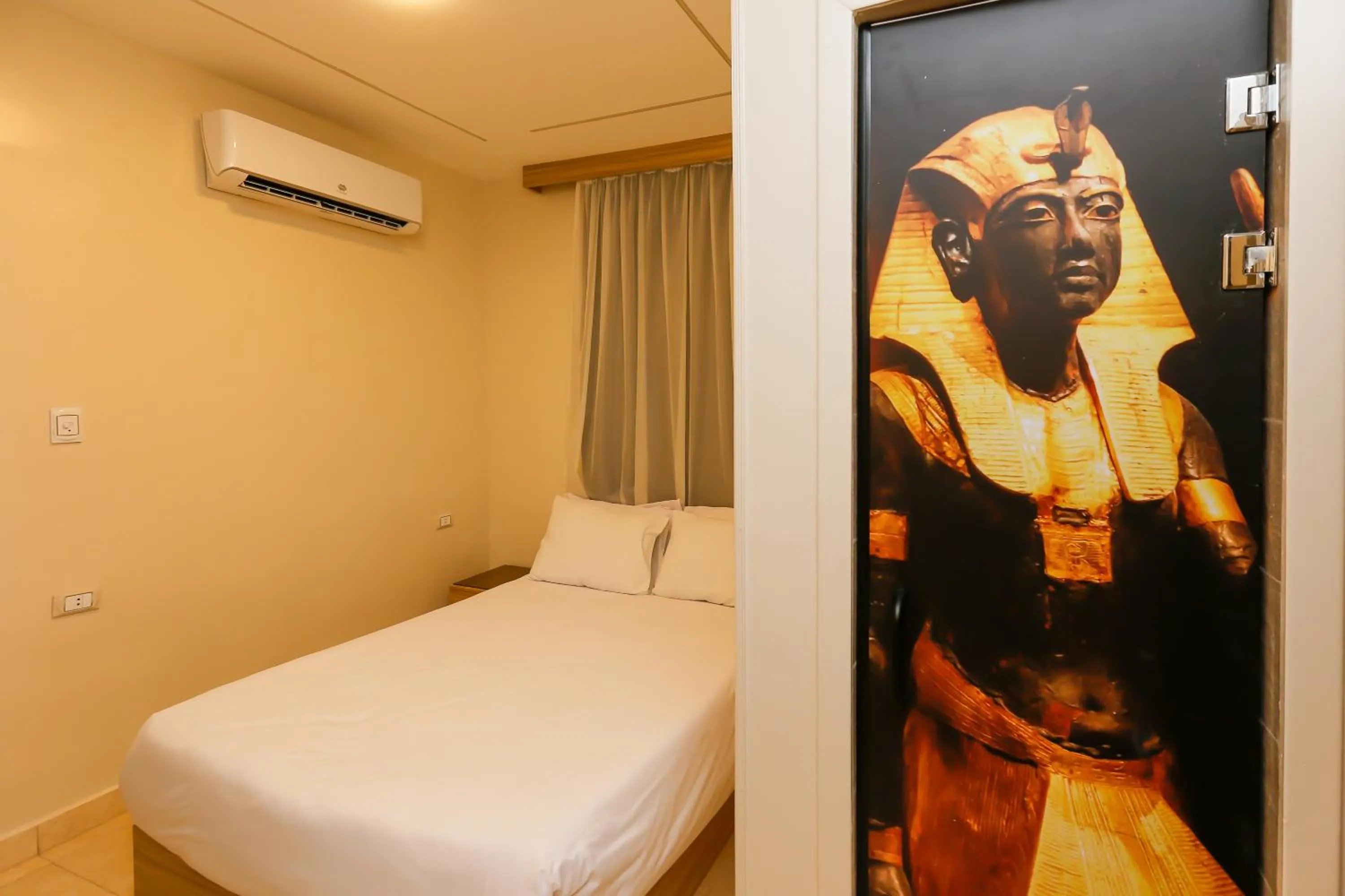 Bed in Giza Pyramids View Inn