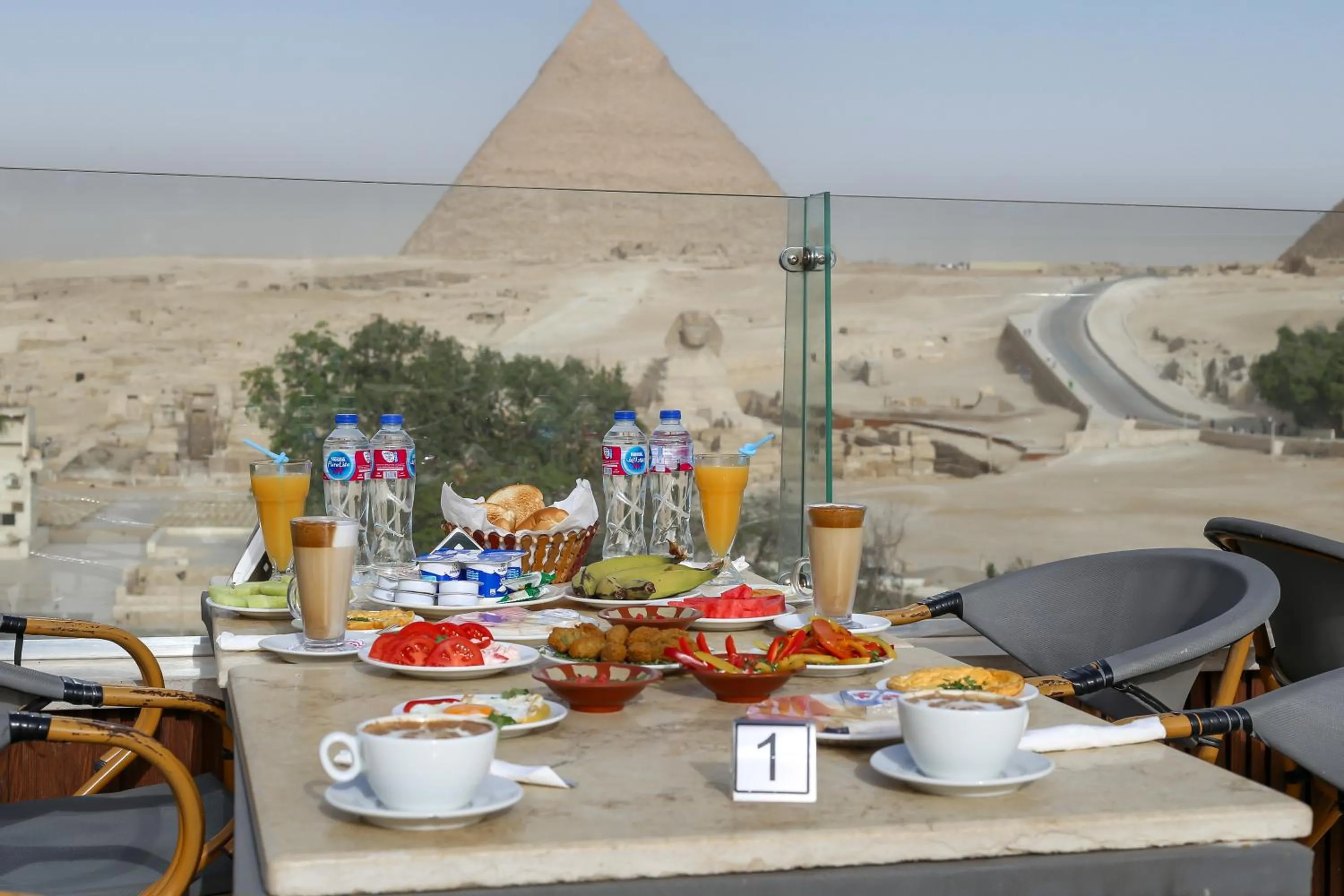 Breakfast in Giza Pyramids View Inn