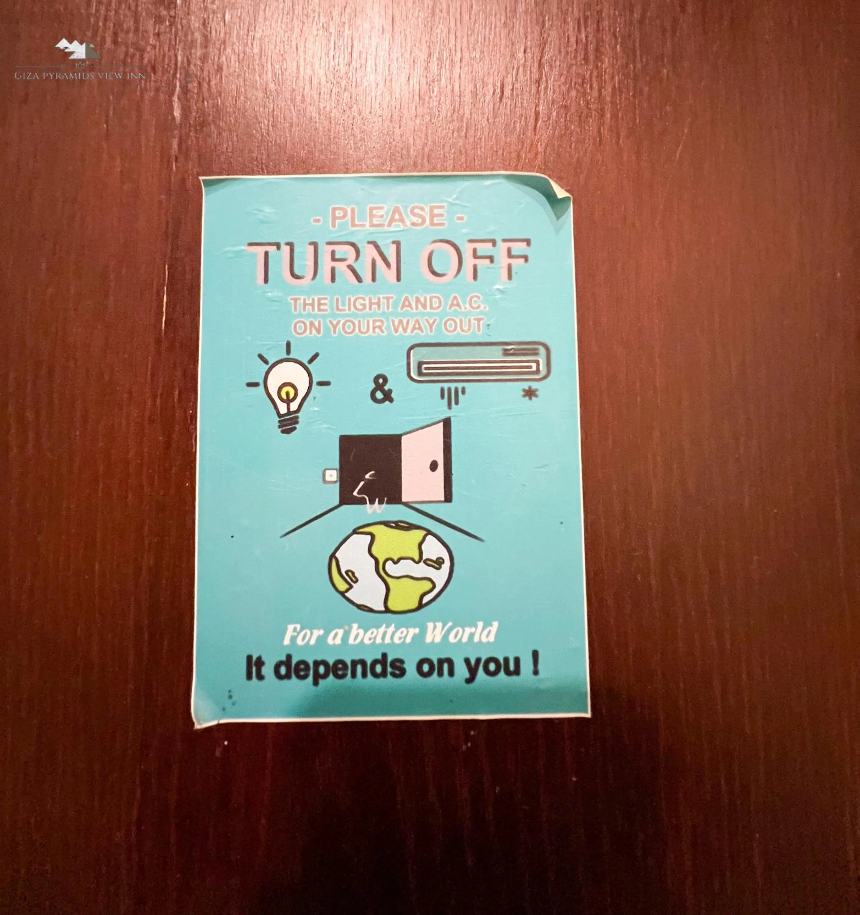 Logo/Certificate/Sign in Giza Pyramids View Inn