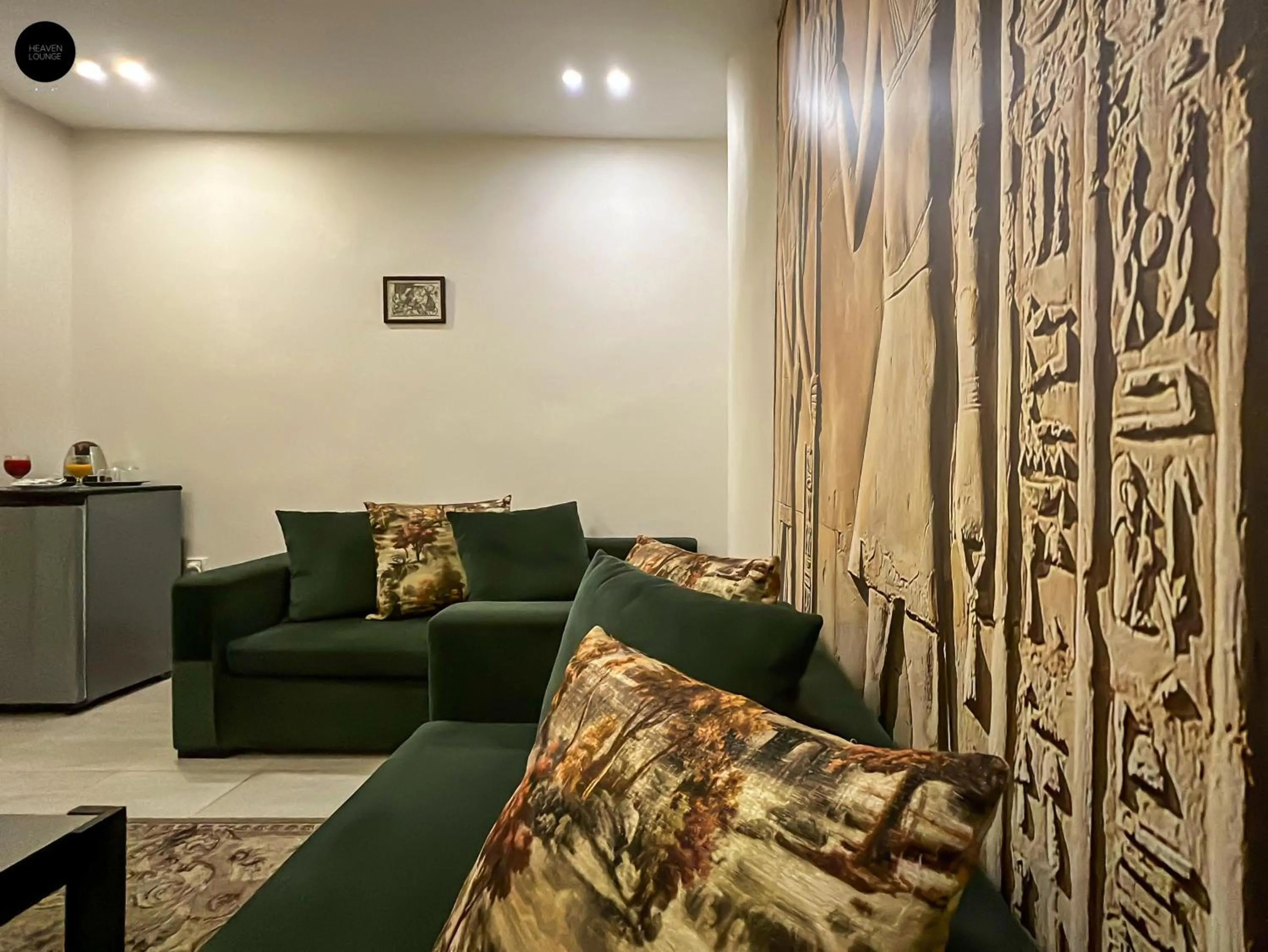 Living room in Giza Pyramids View Inn