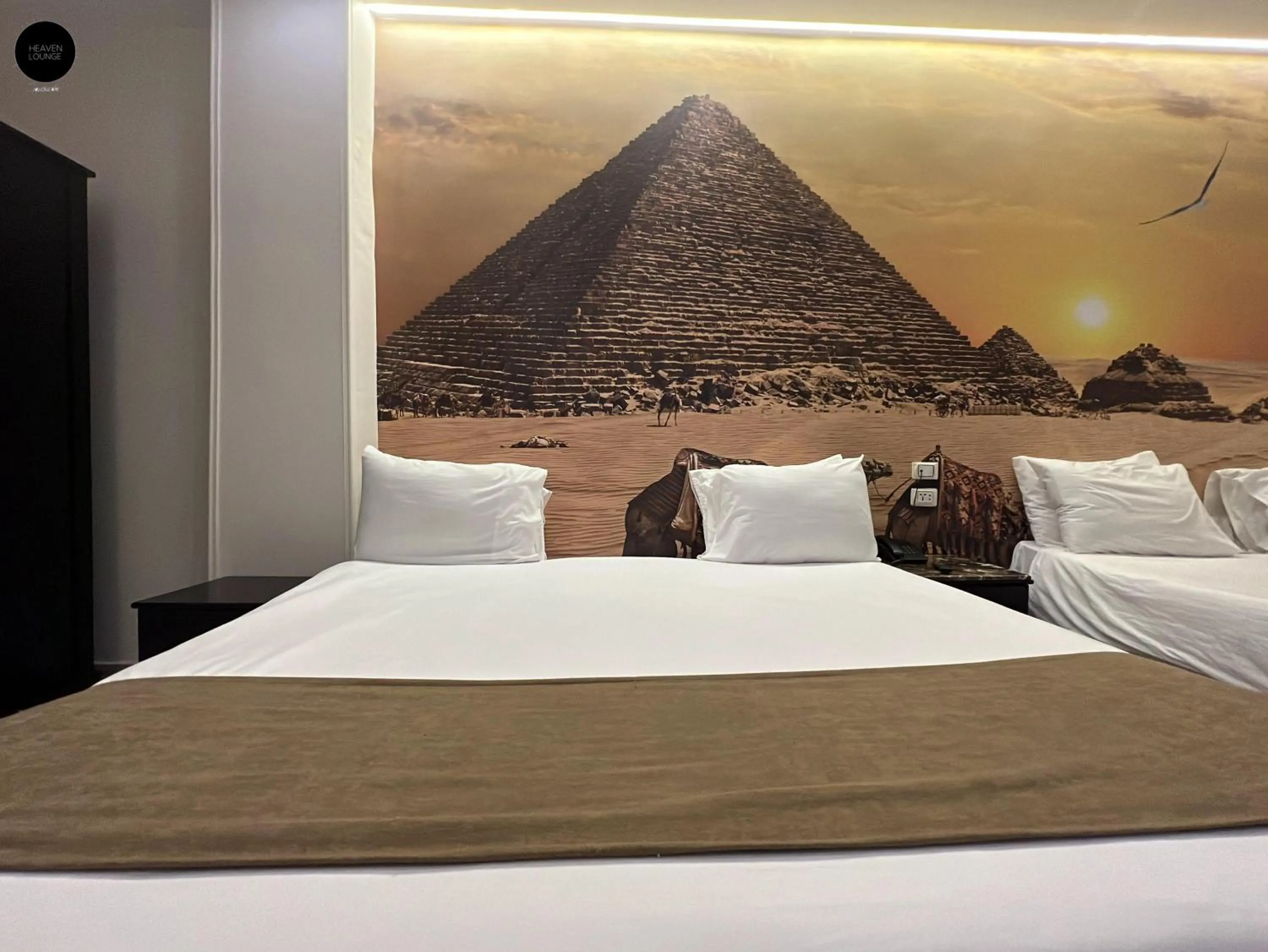Bed in Giza Pyramids View Inn