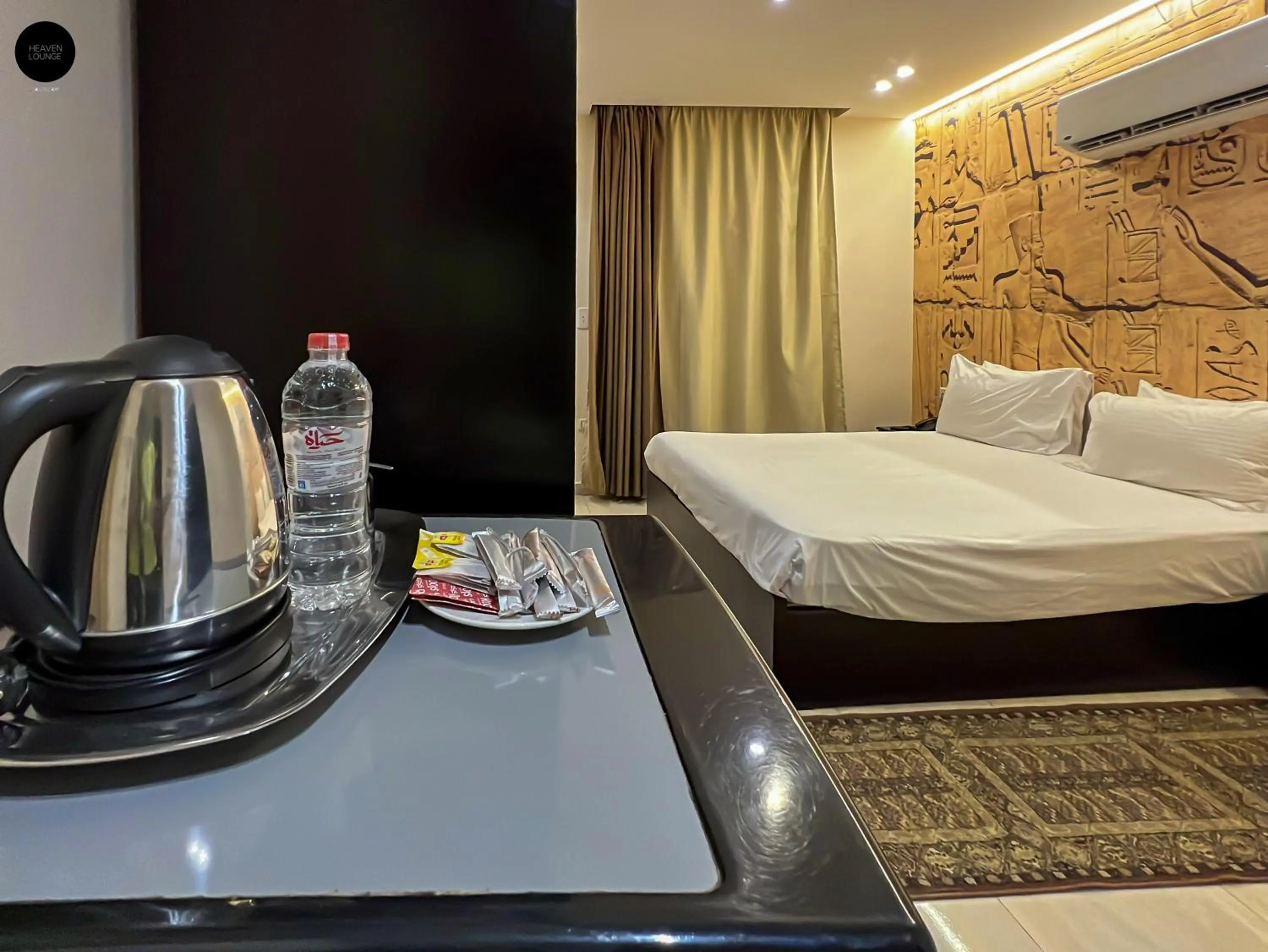 Coffee/tea facilities, Bed in Giza Pyramids View Inn