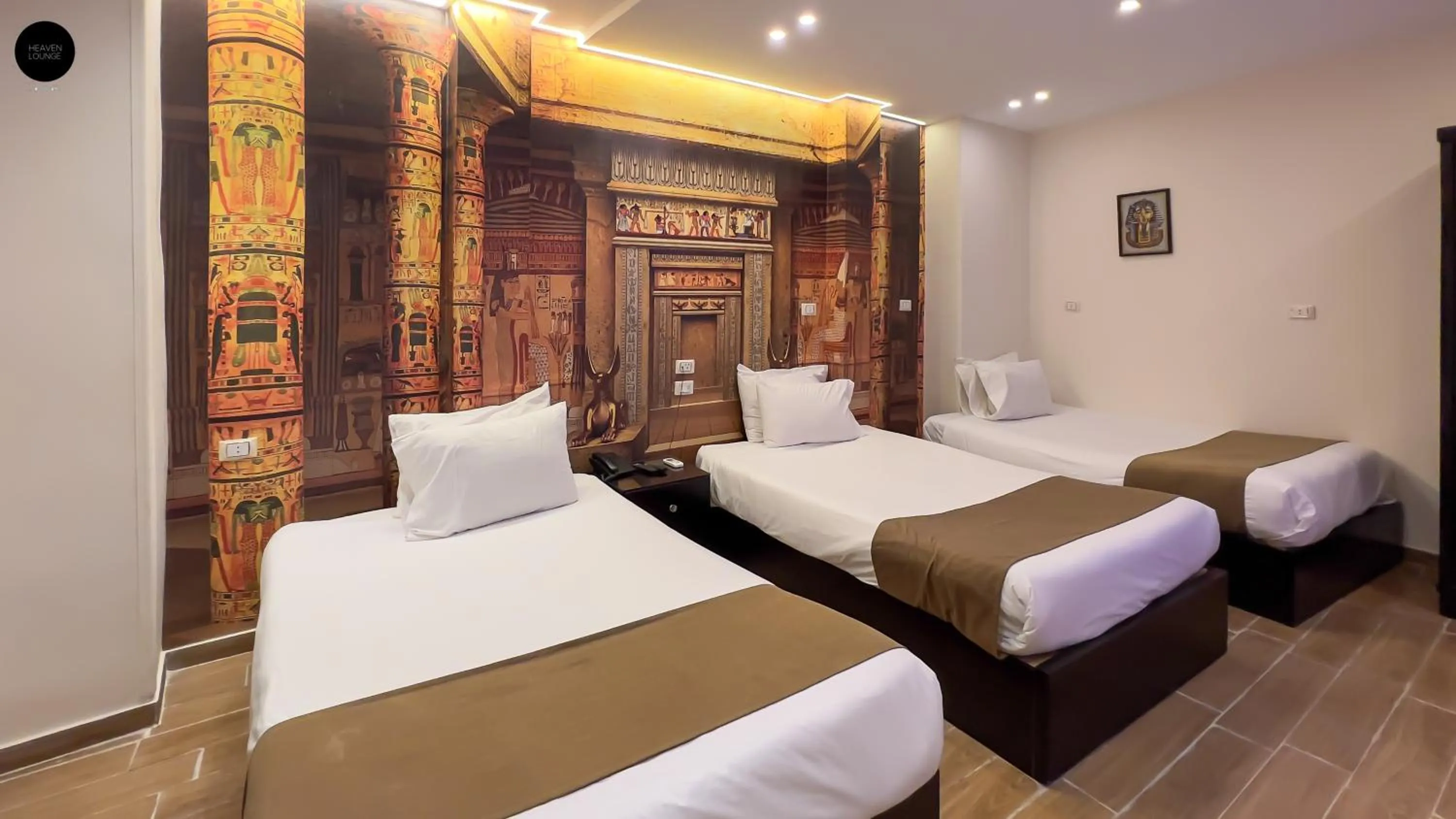 Bed in Giza Pyramids View Inn