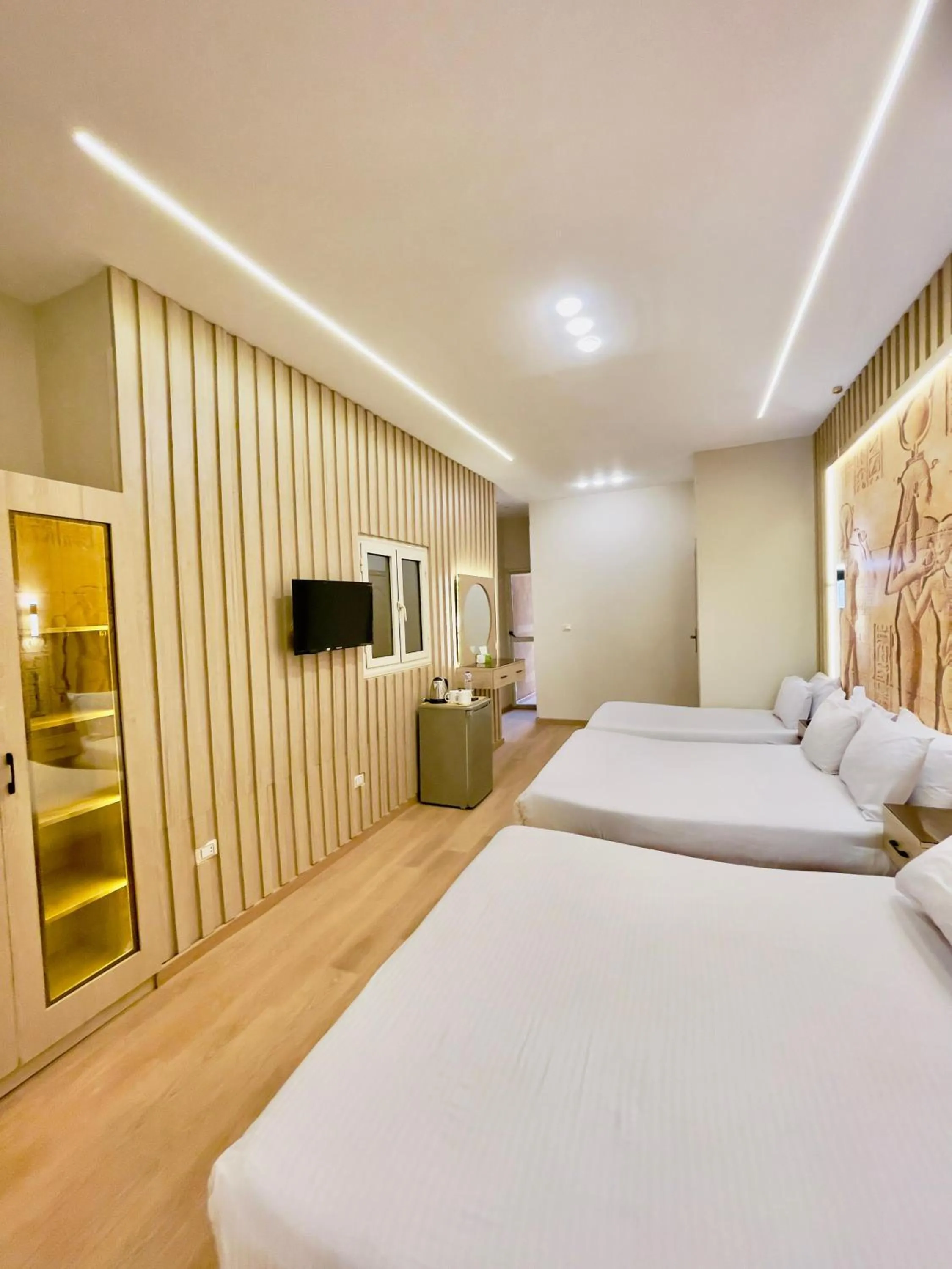 Bed in Giza Pyramids View Inn