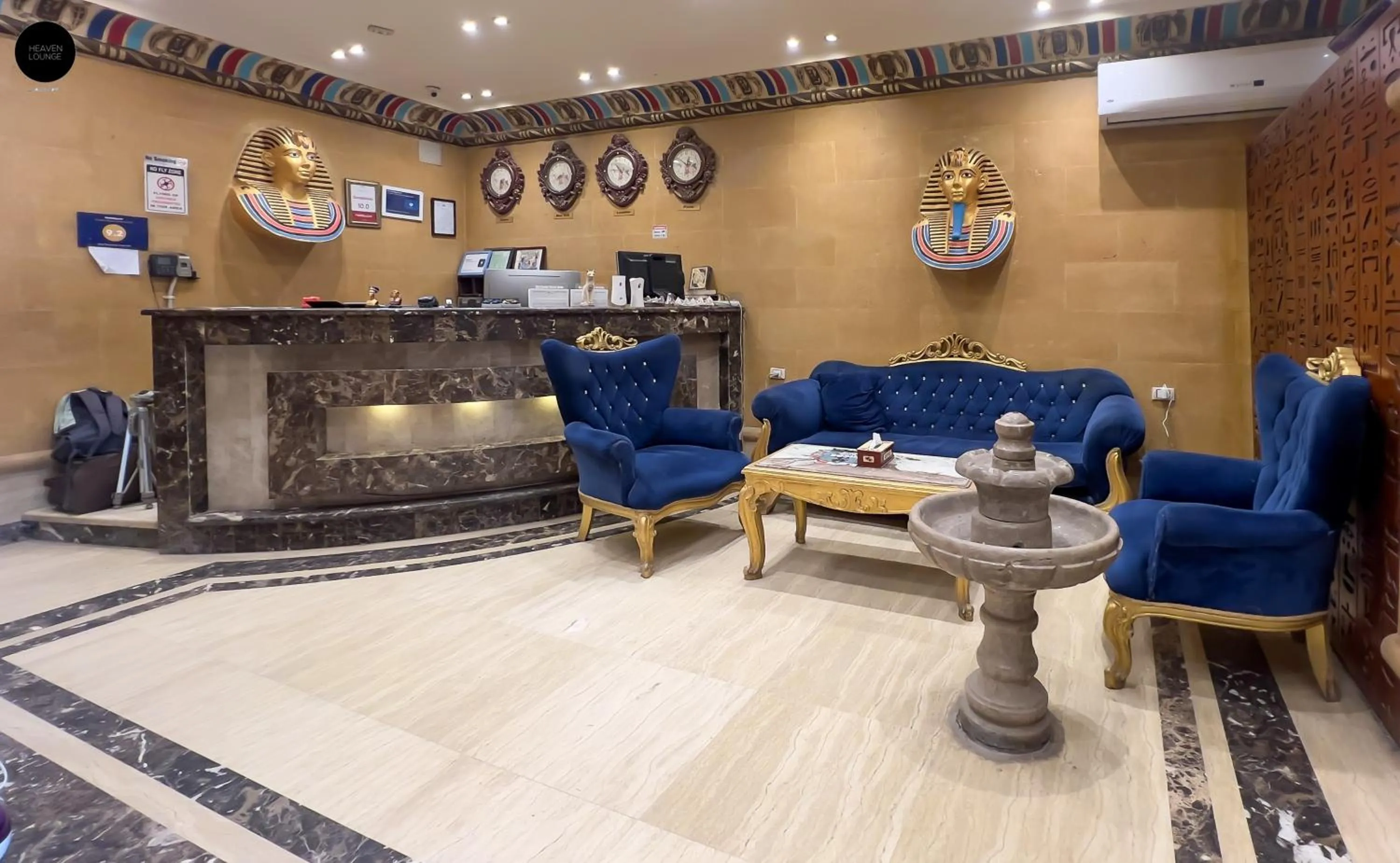 Seating area in Giza Pyramids View Inn