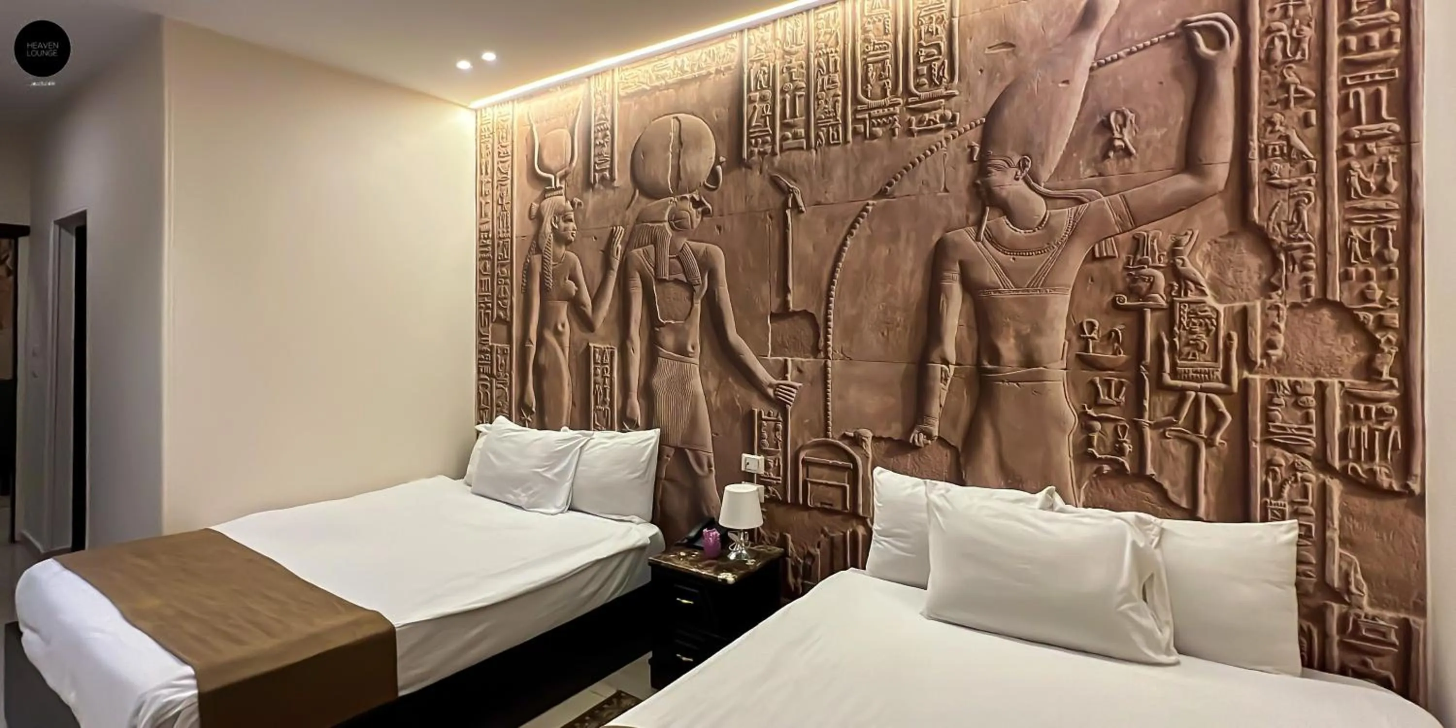 Bed in Giza Pyramids View Inn