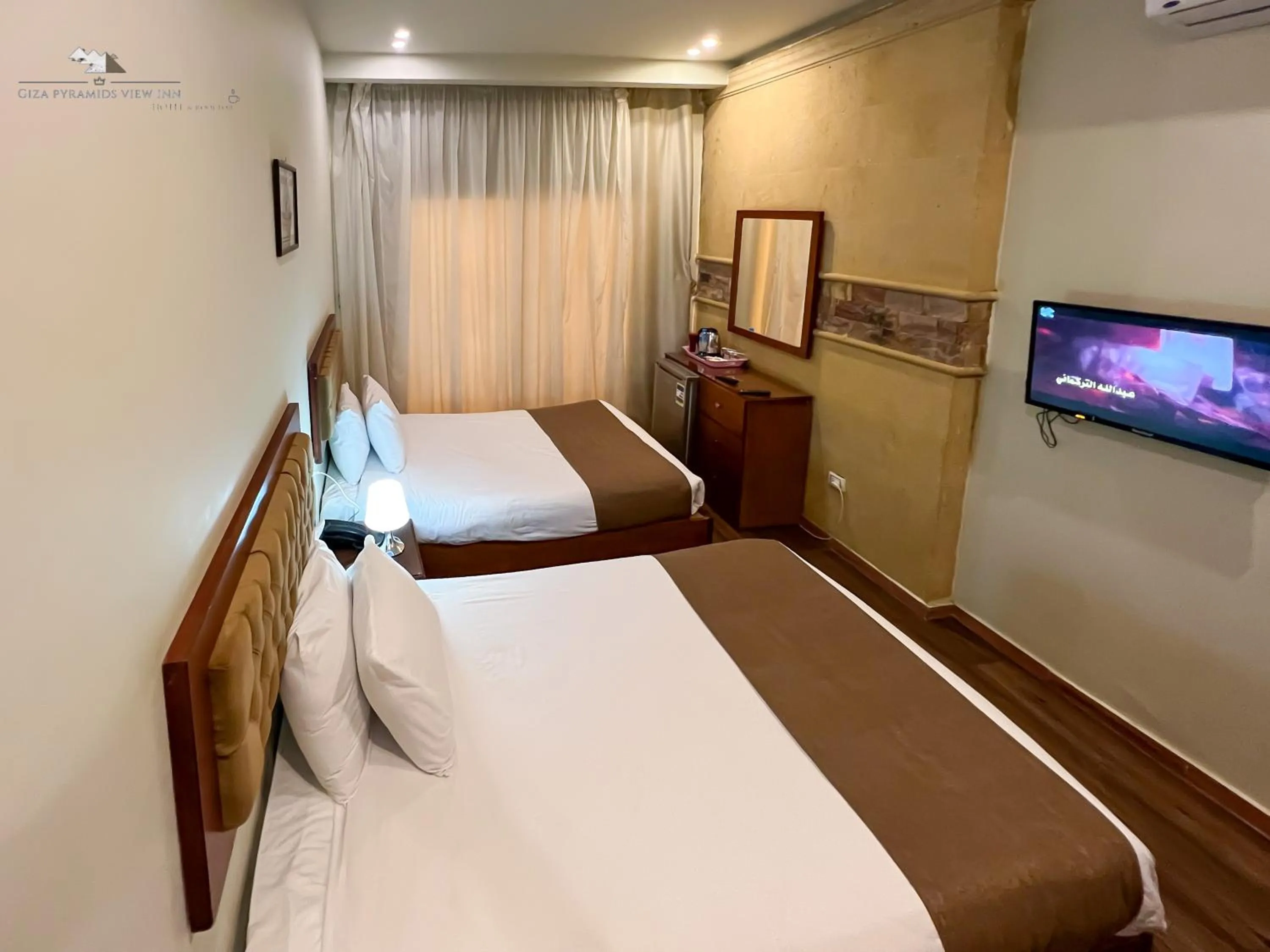 Bedroom, Bed in Giza Pyramids View Inn