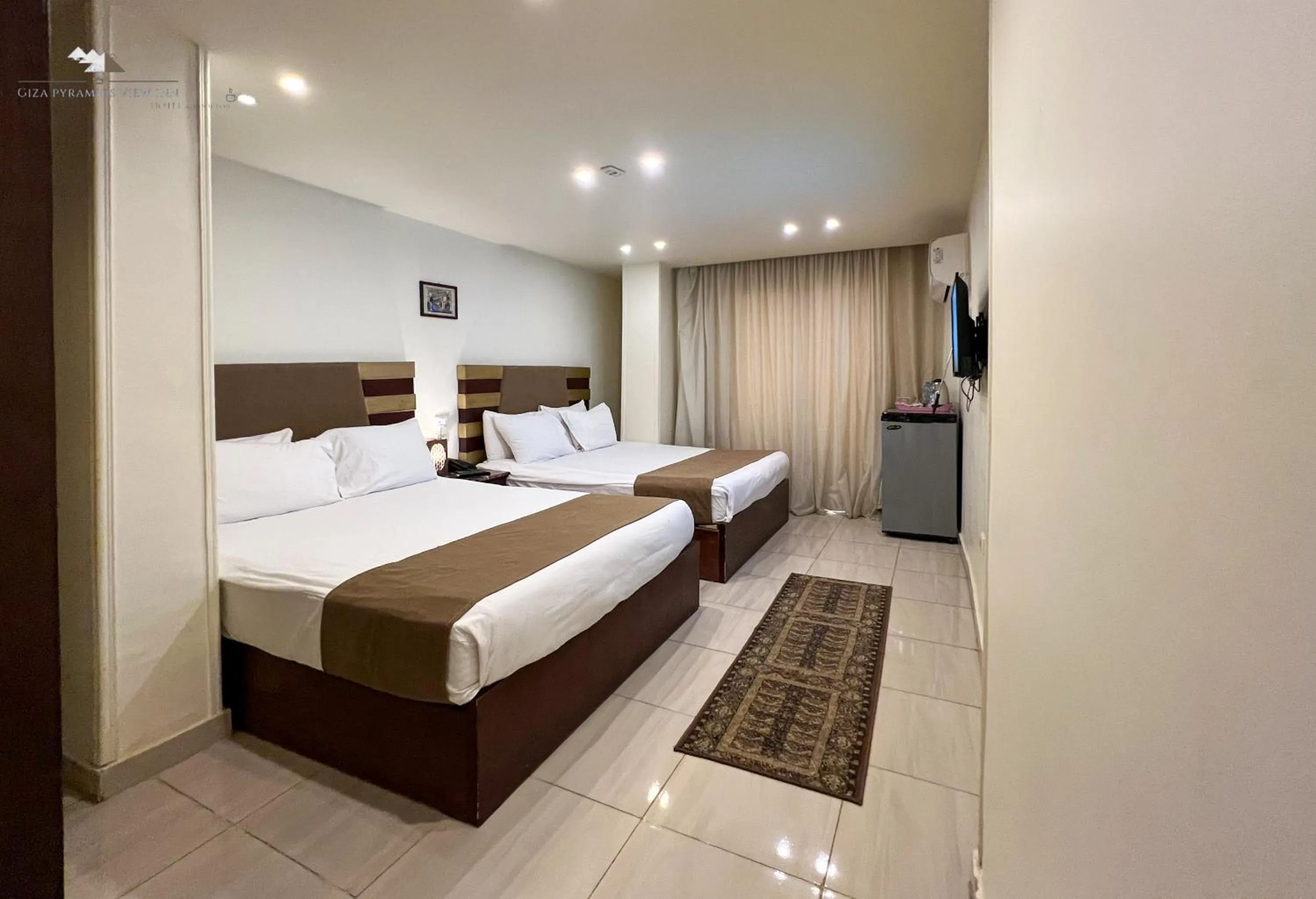 Bedroom, Bed in Giza Pyramids View Inn