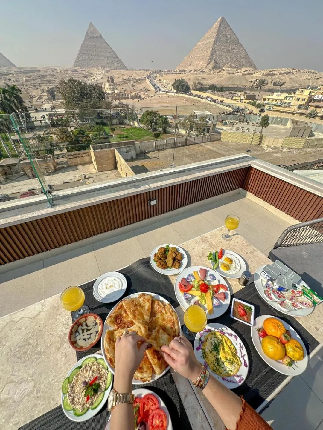 Restaurant/places to eat in Giza Pyramids View Inn