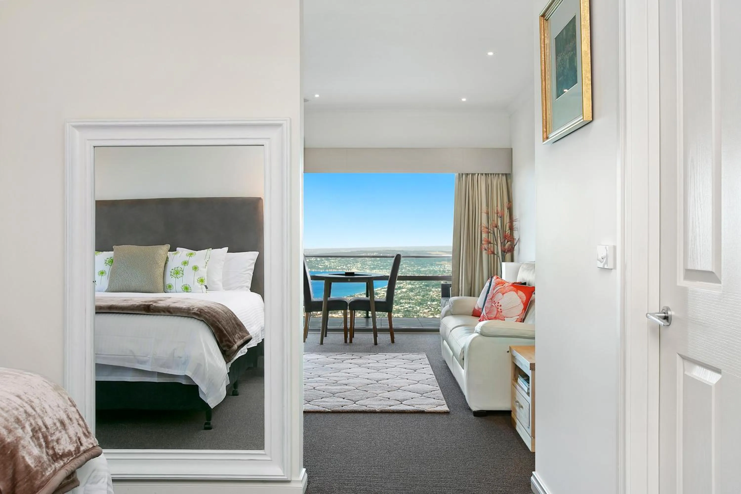 Living room, Bed in Arthurs Views