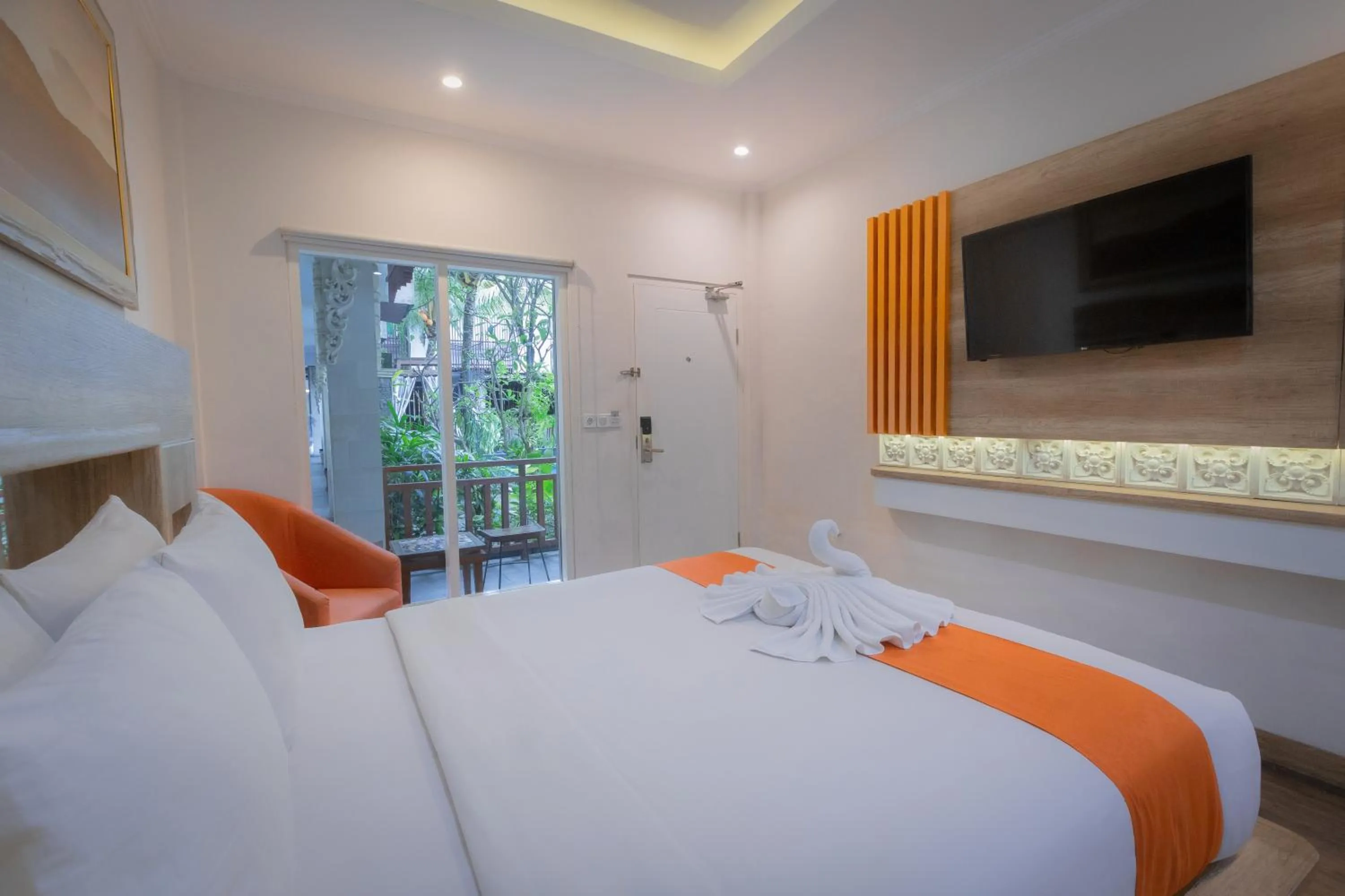 Bedroom, Bed in The Nyaman Hotel Bali