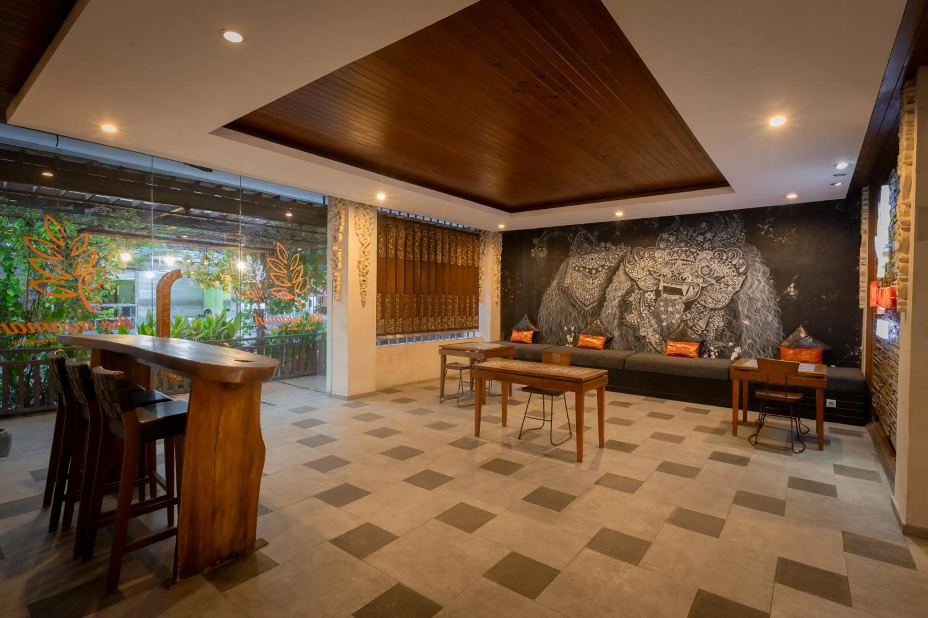Seating area in The Nyaman Hotel Bali