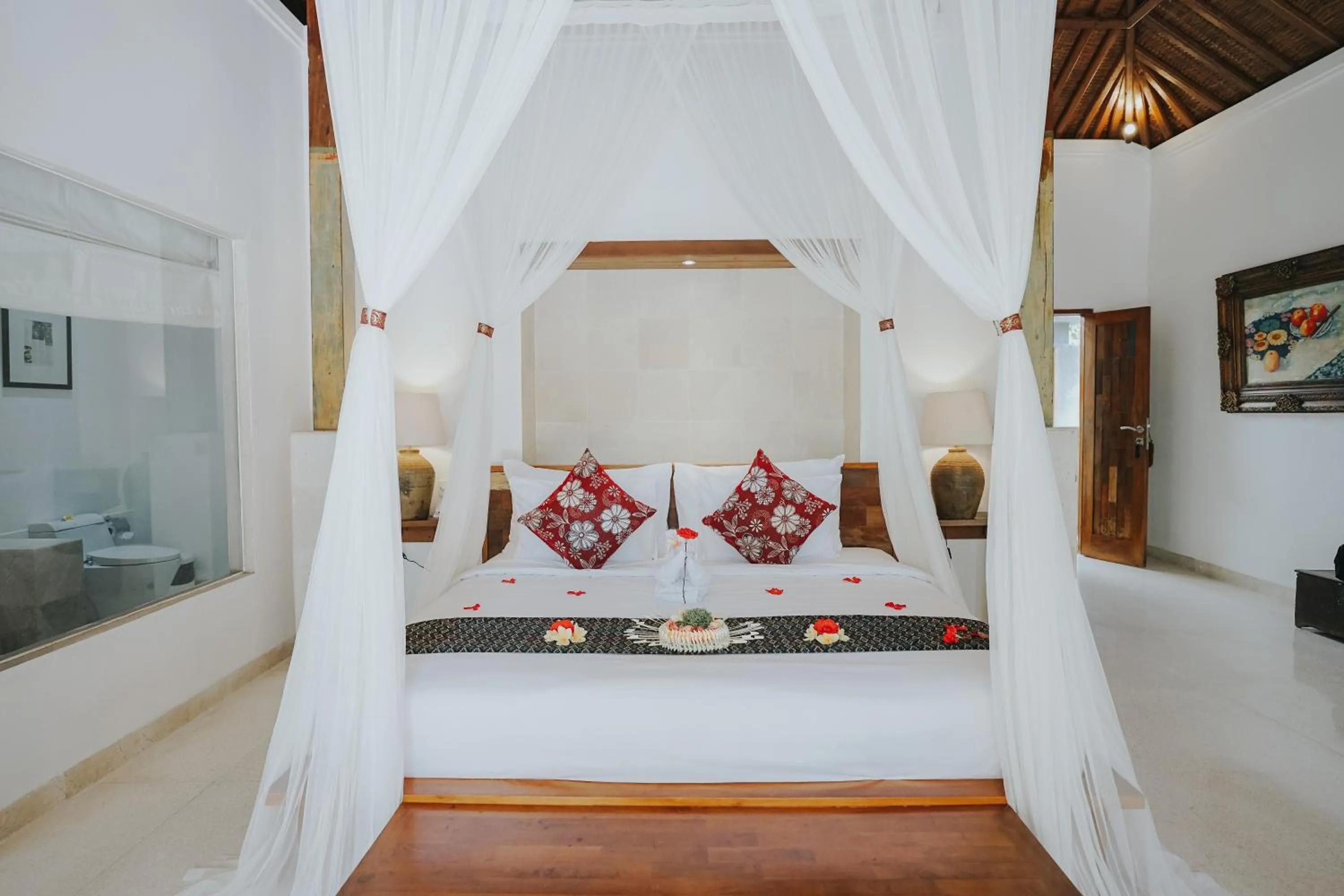Bedroom, Bed in Alam Bidadari Seminyak
