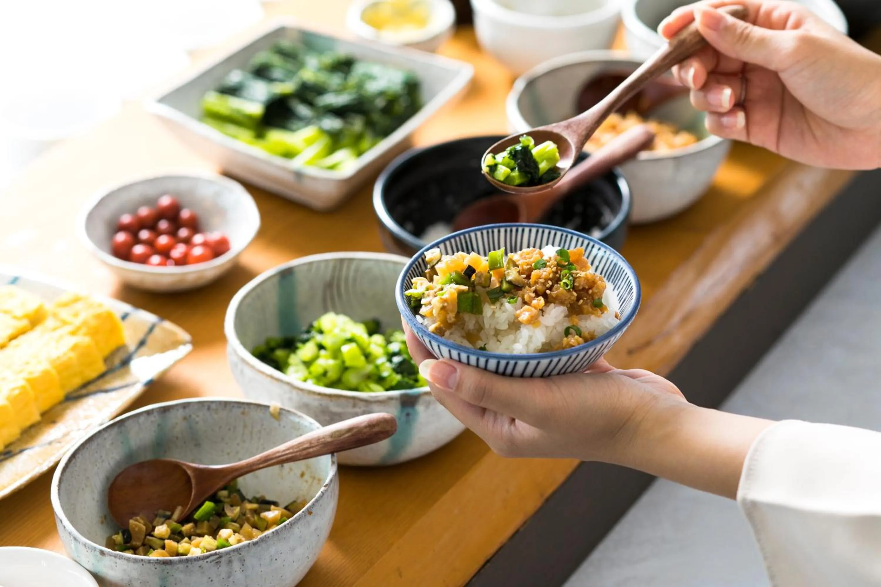Food close-up in Hotel JAL City Nagano