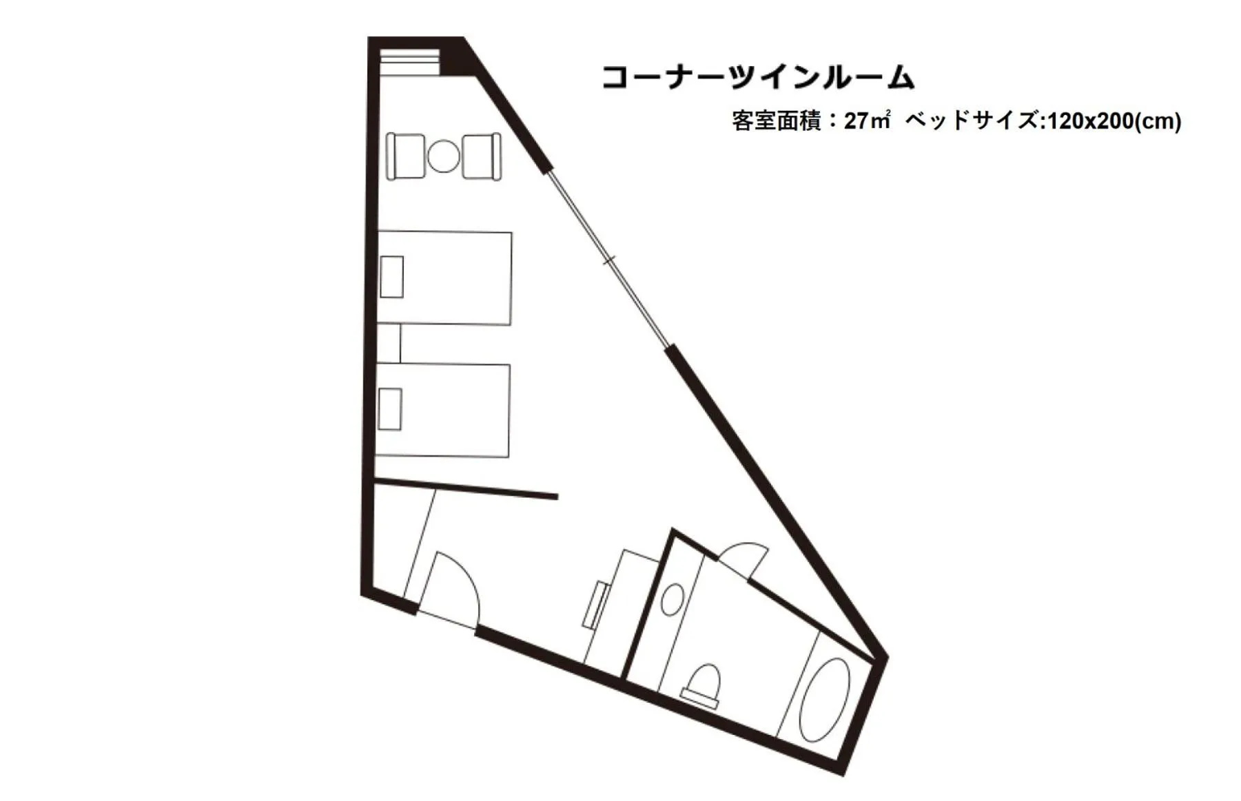 Floor plan in Hotel JAL City Nagano
