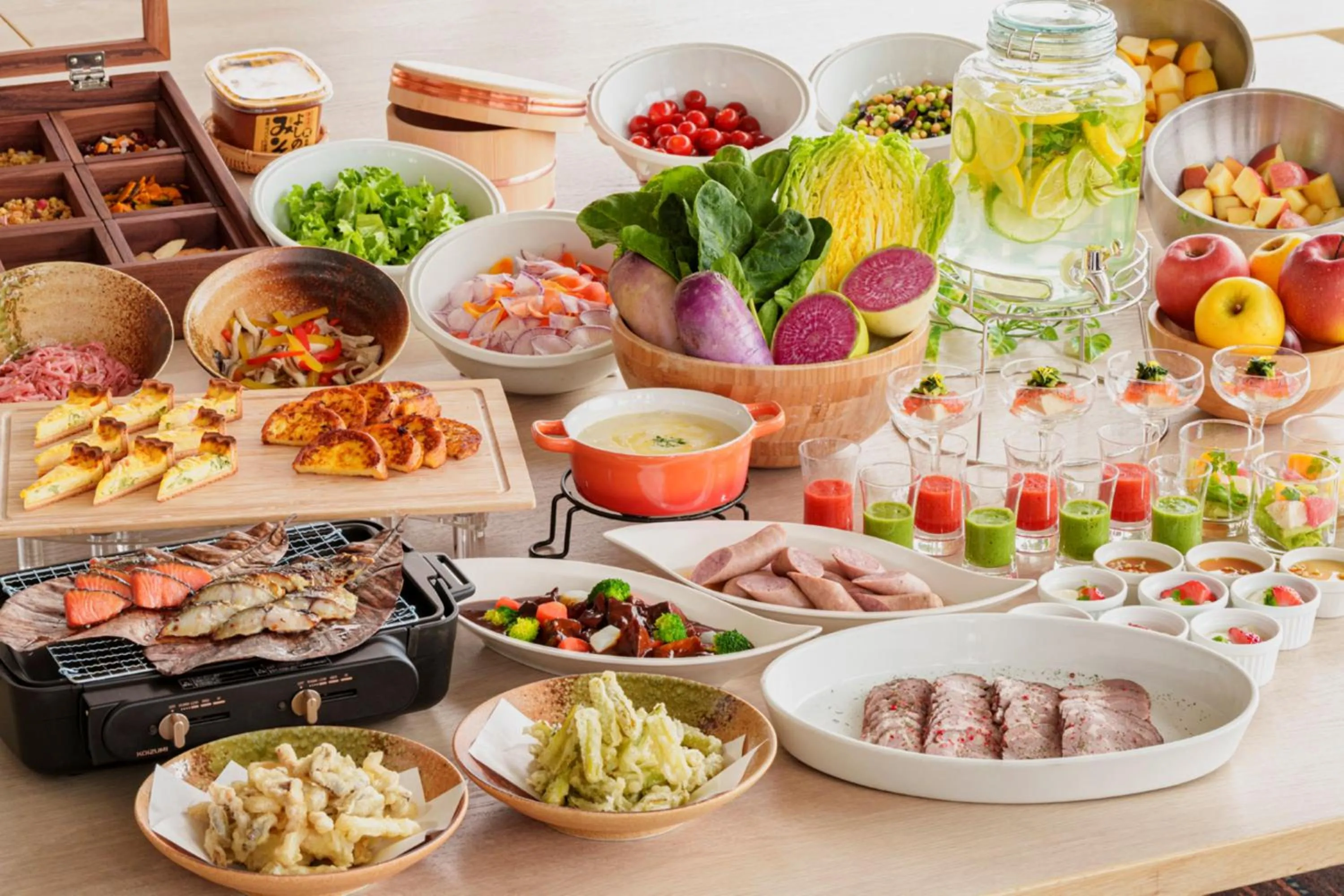 Breakfast in Hotel JAL City Nagano