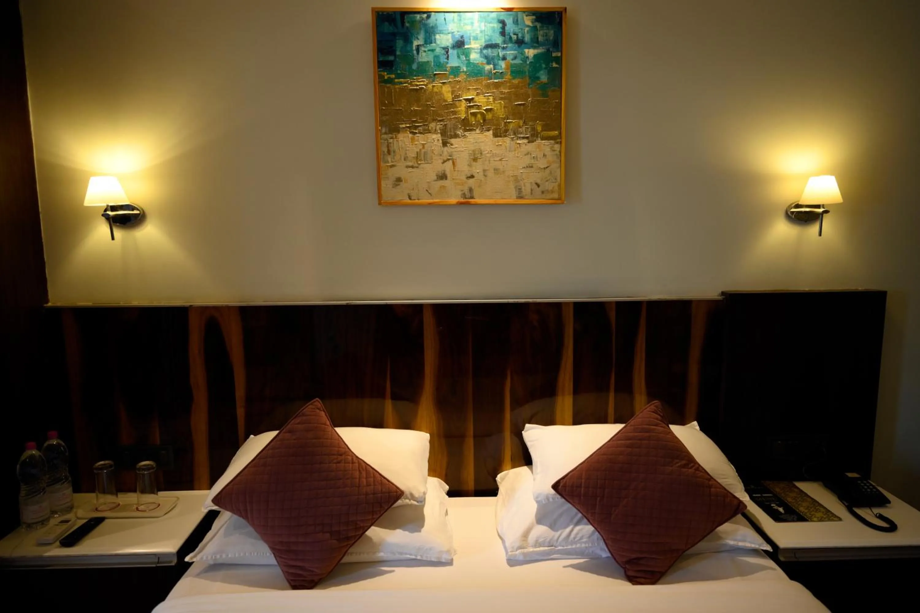 Bed in Hotel Holiday Resort