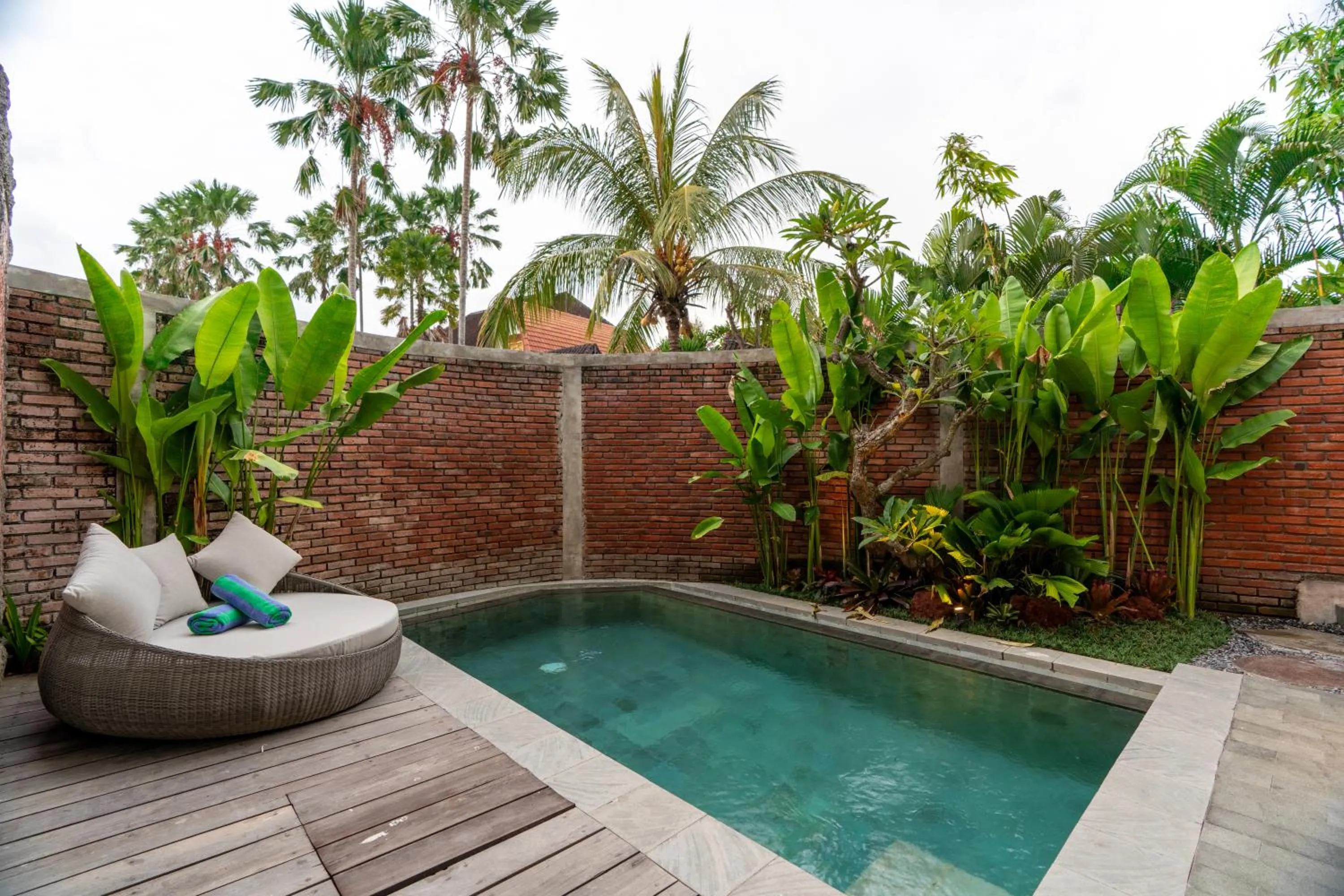 Swimming pool in Utamas Keramas Villa