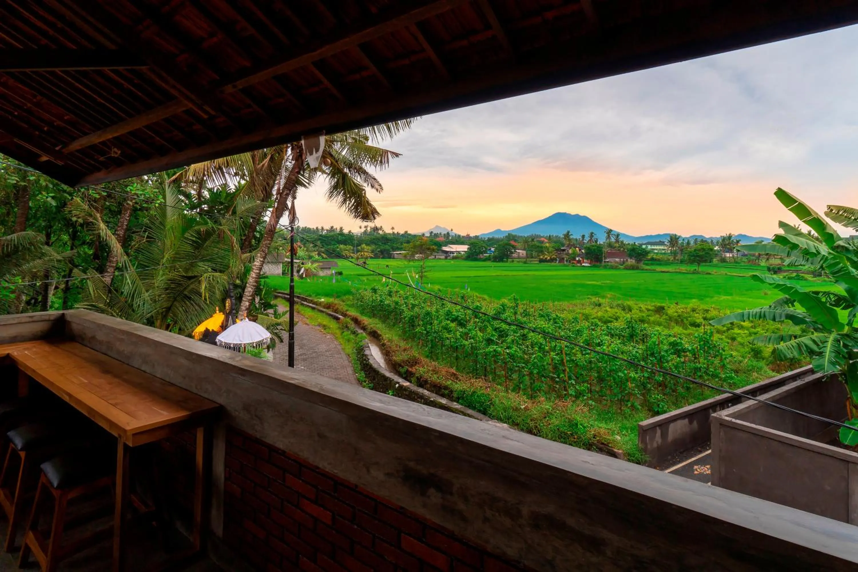 Balcony/Terrace in Utamas Keramas Villa