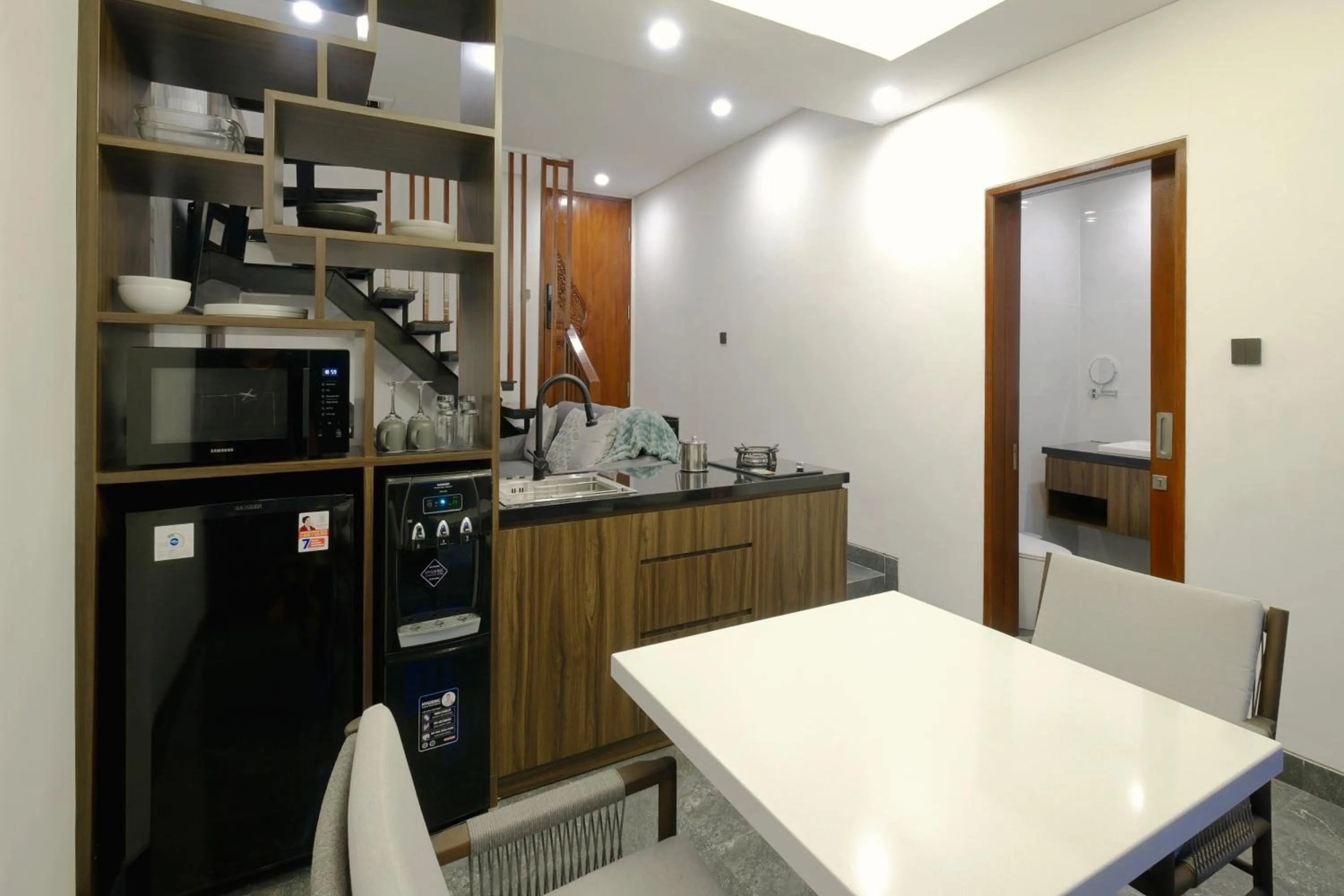 Kitchen or kitchenette in Utamas Keramas Villa