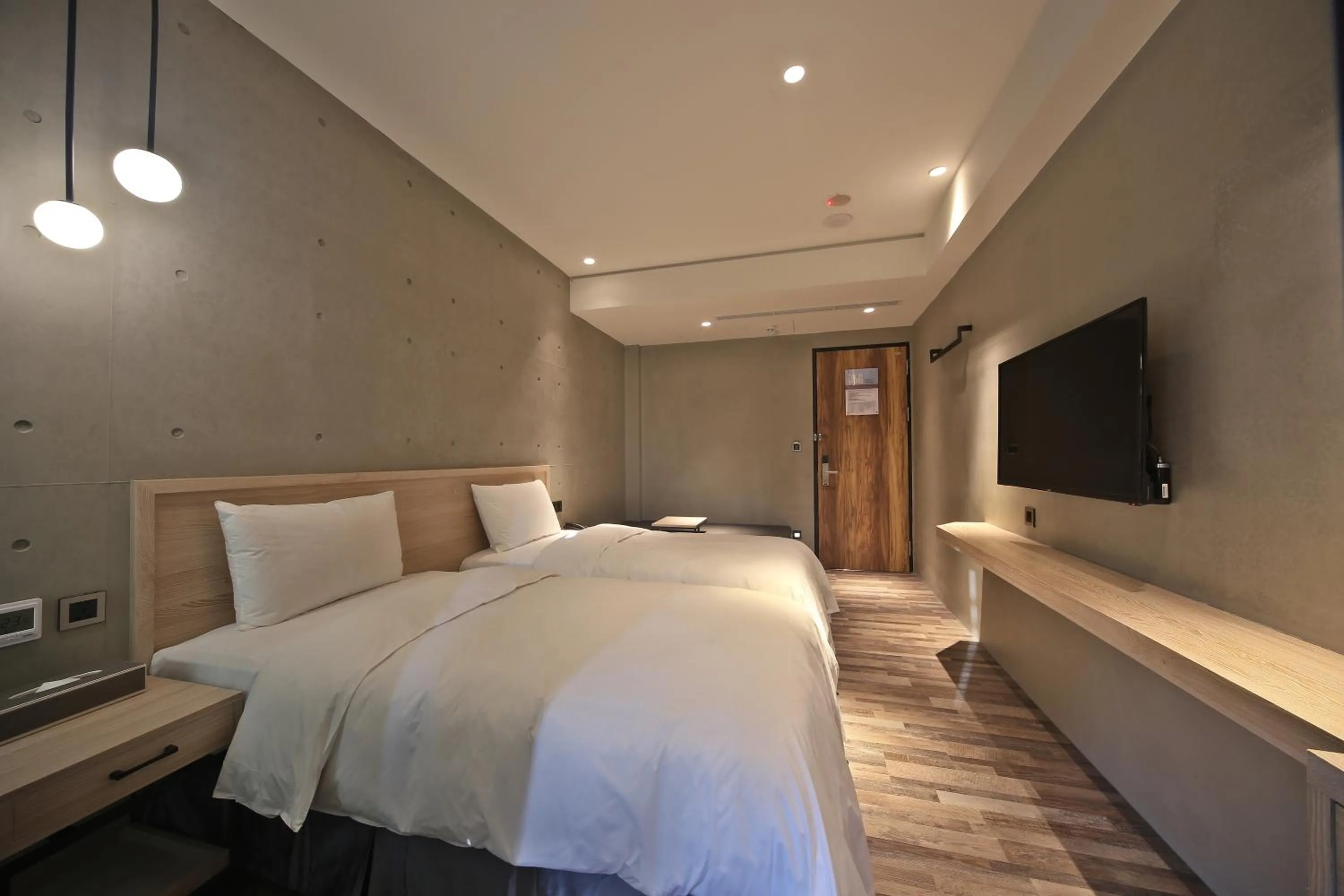 Bed in Fengjia Micro Hotel