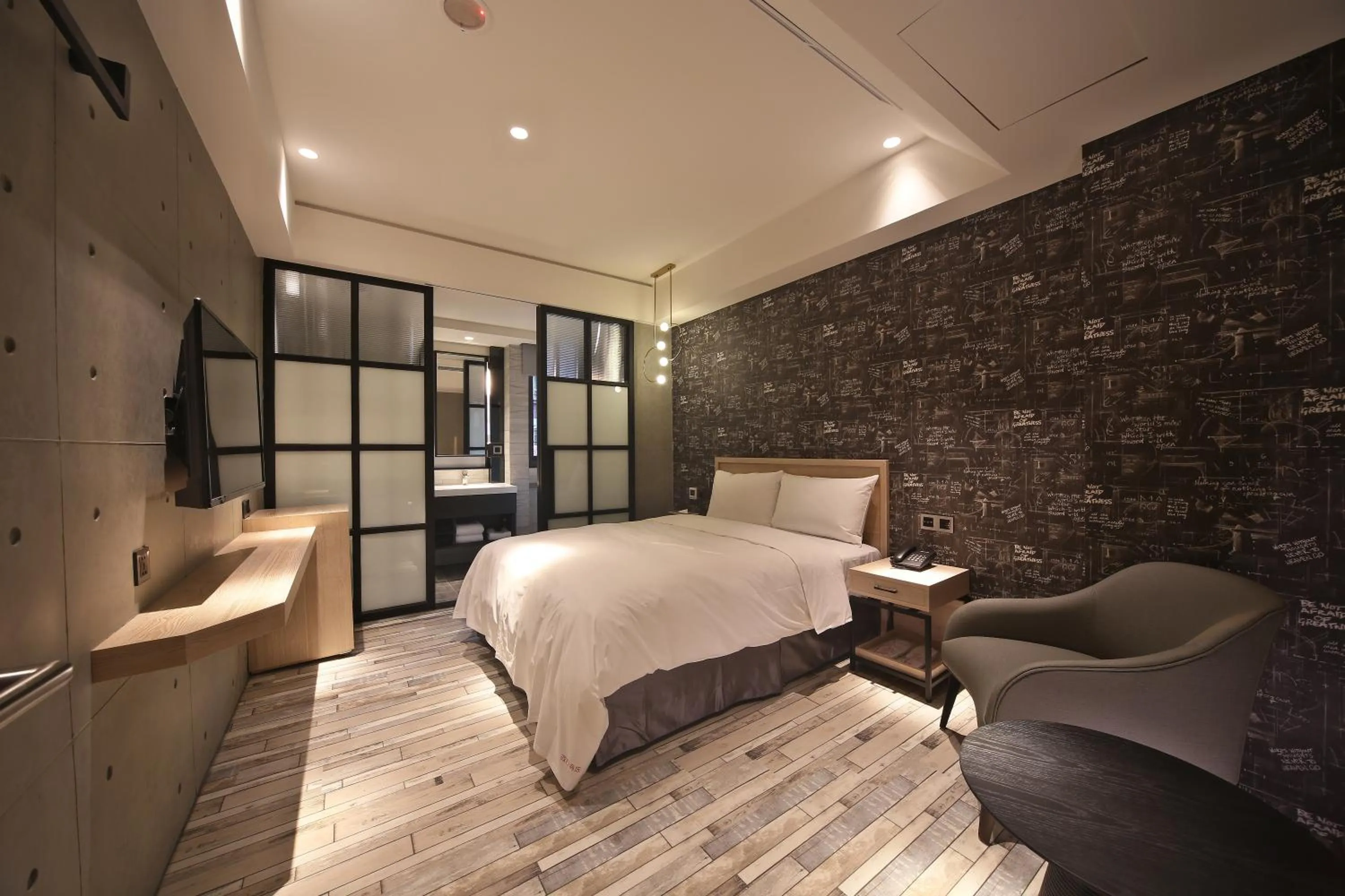 Bed in Fengjia Micro Hotel