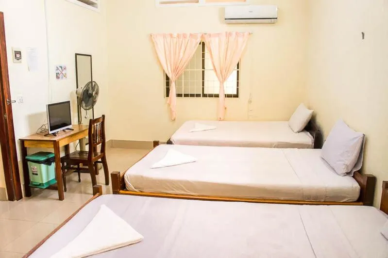 Bedroom, Bed in Visal Sak Guesthouse