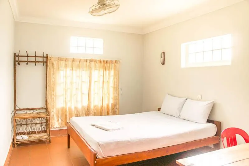 Bed in Visal Sak Guesthouse