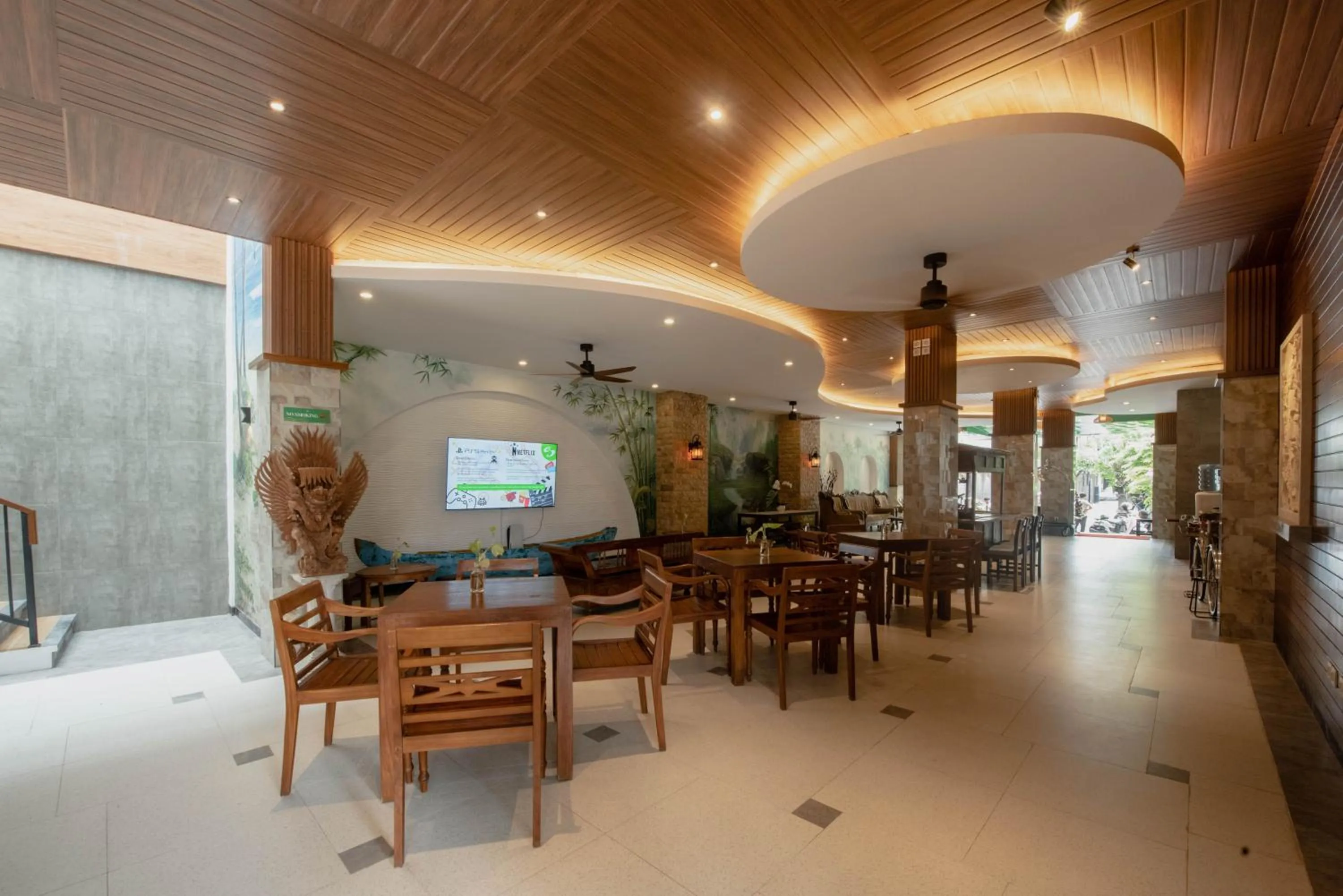 Lobby or reception in Sandat Hotel Legian