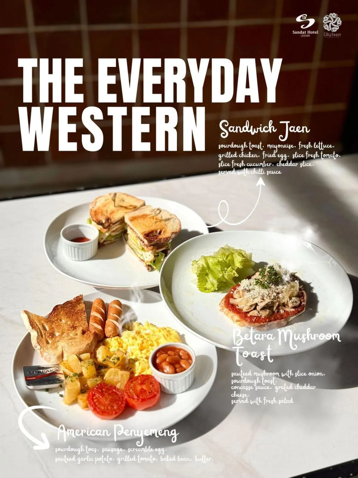 Breakfast in Sandat Hotel Legian