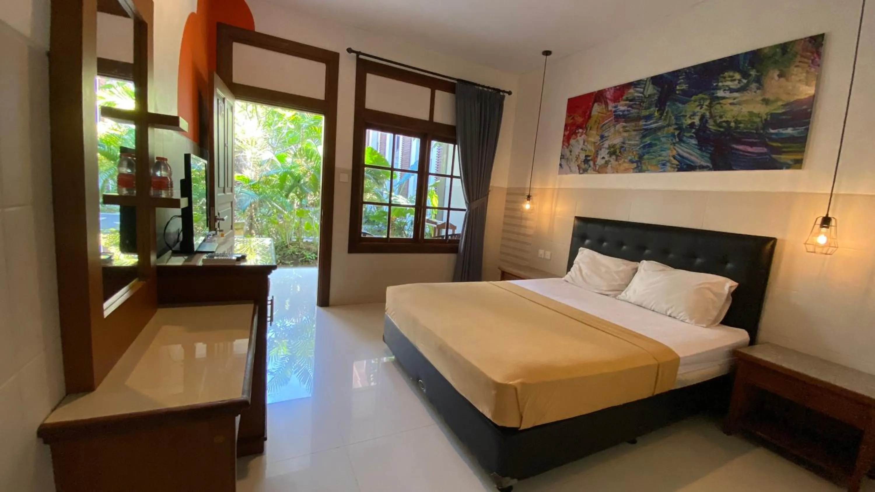 Bedroom, Bed in Sandat Hotel Legian
