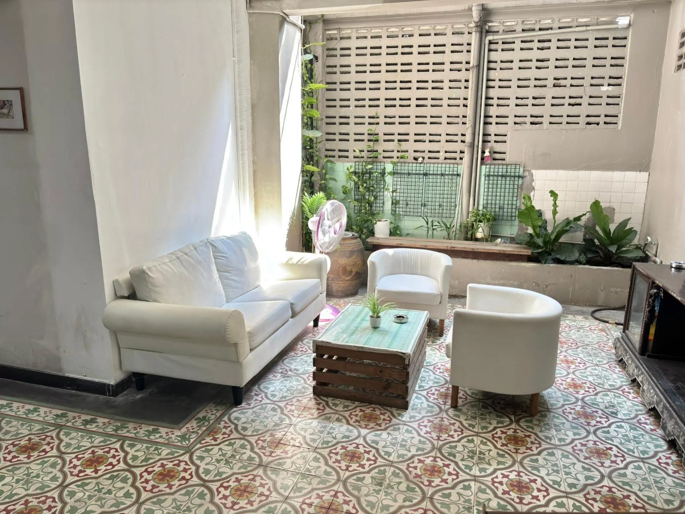 Seating area in Sabye Bangkok