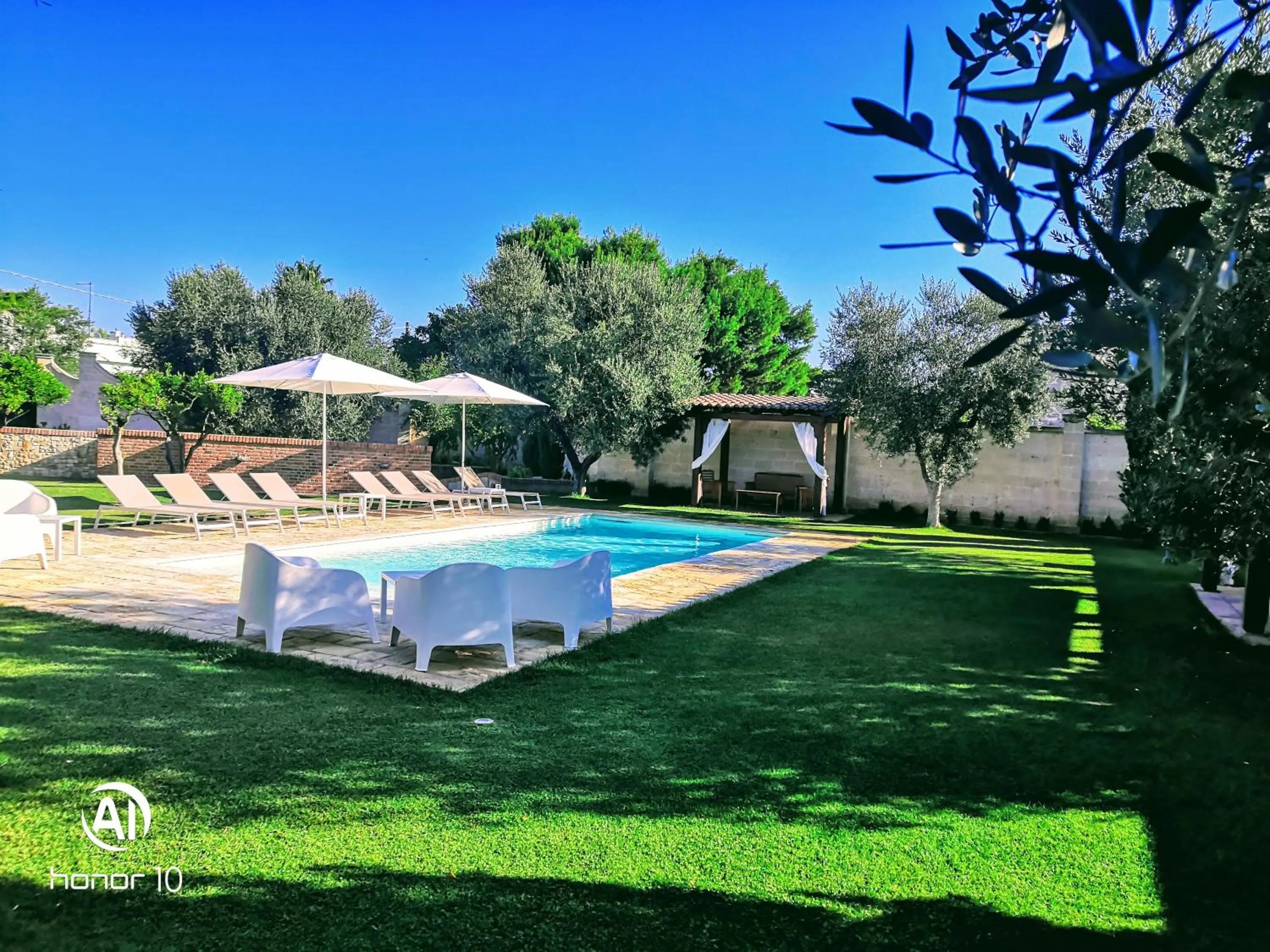 Swimming pool in BORGO LUNA b&b