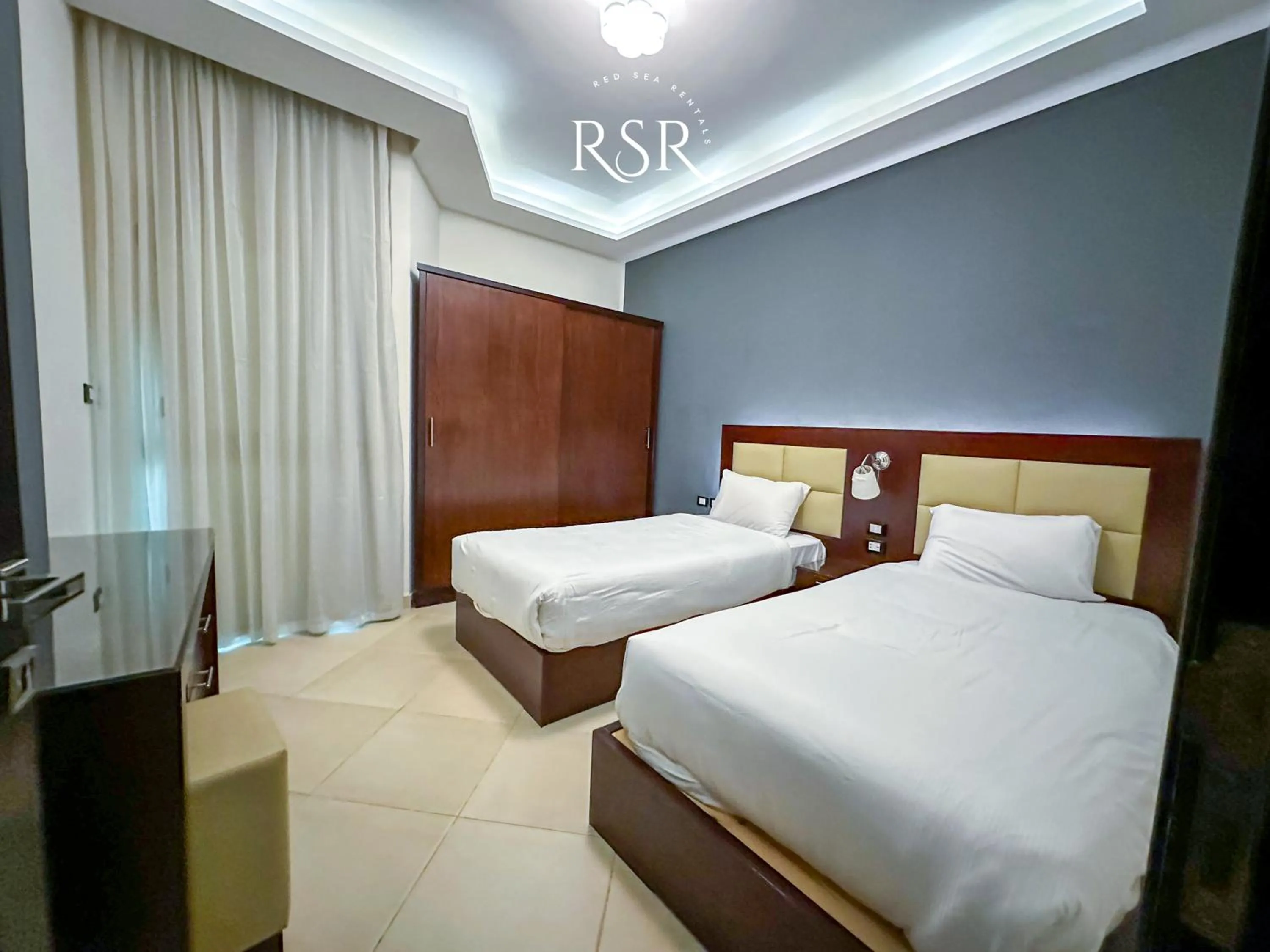 Bed in Elite Suites Hurghada