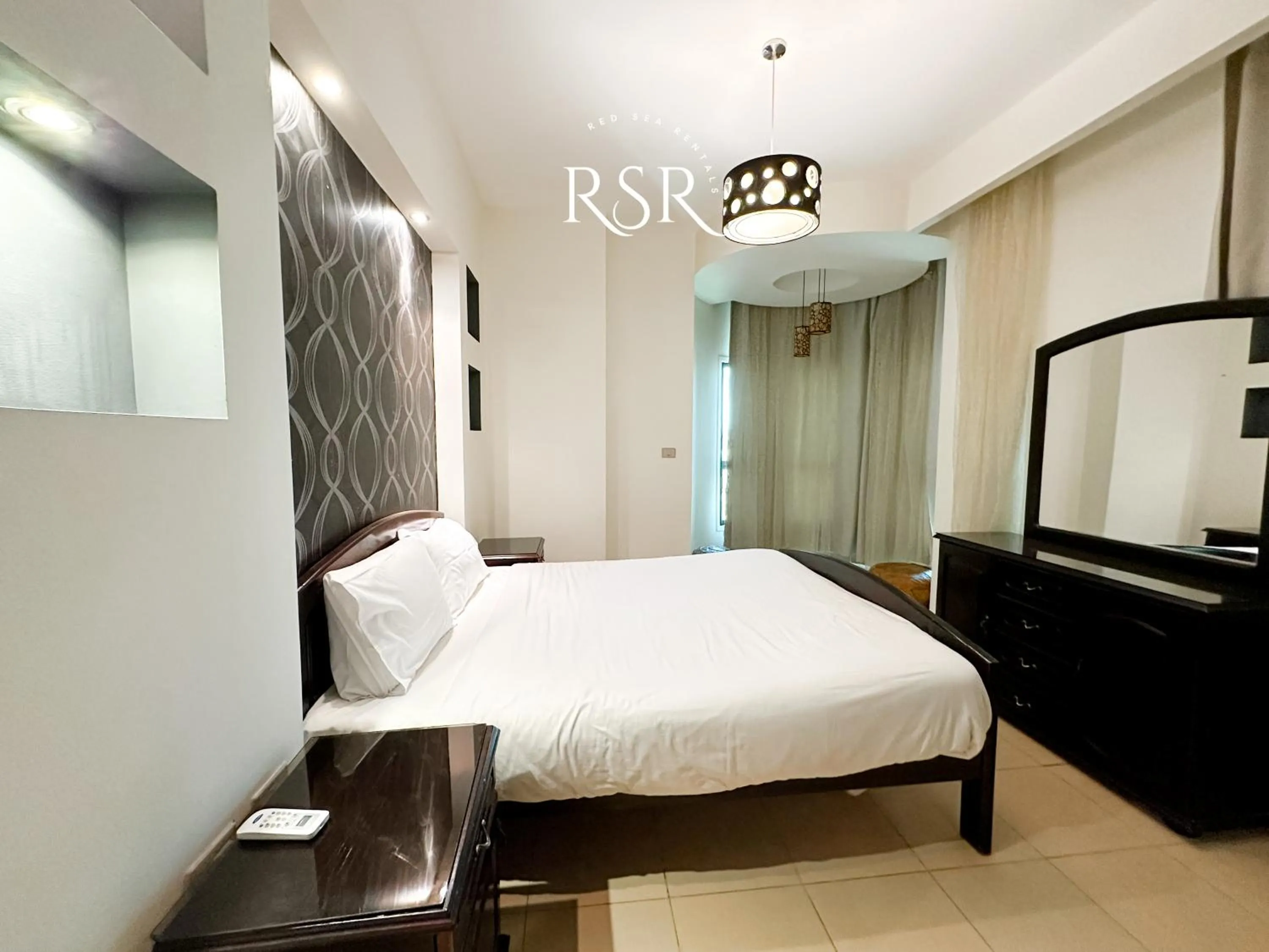 Bed in Elite Suites Hurghada