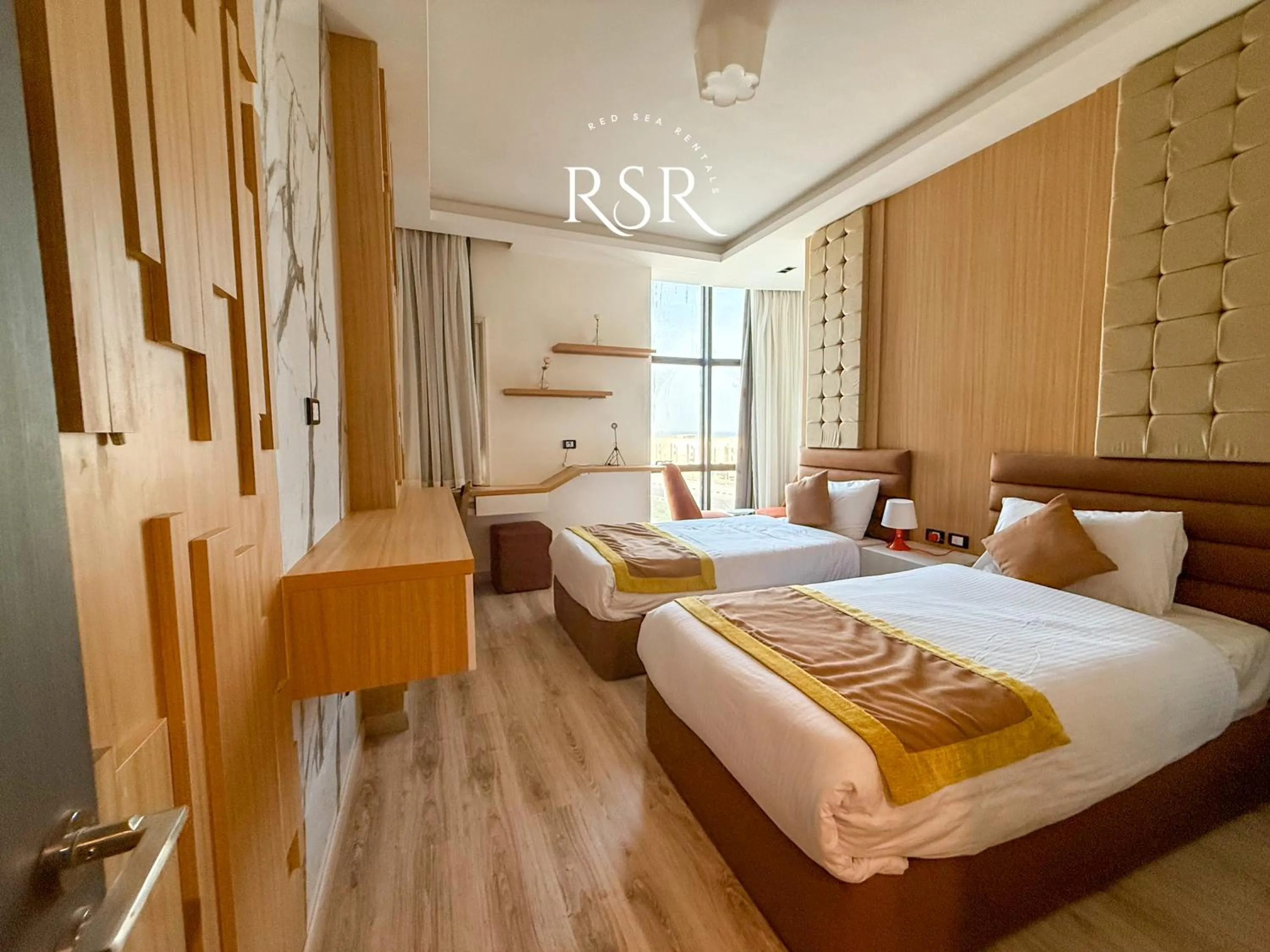 Bed in Elite Suites Hurghada