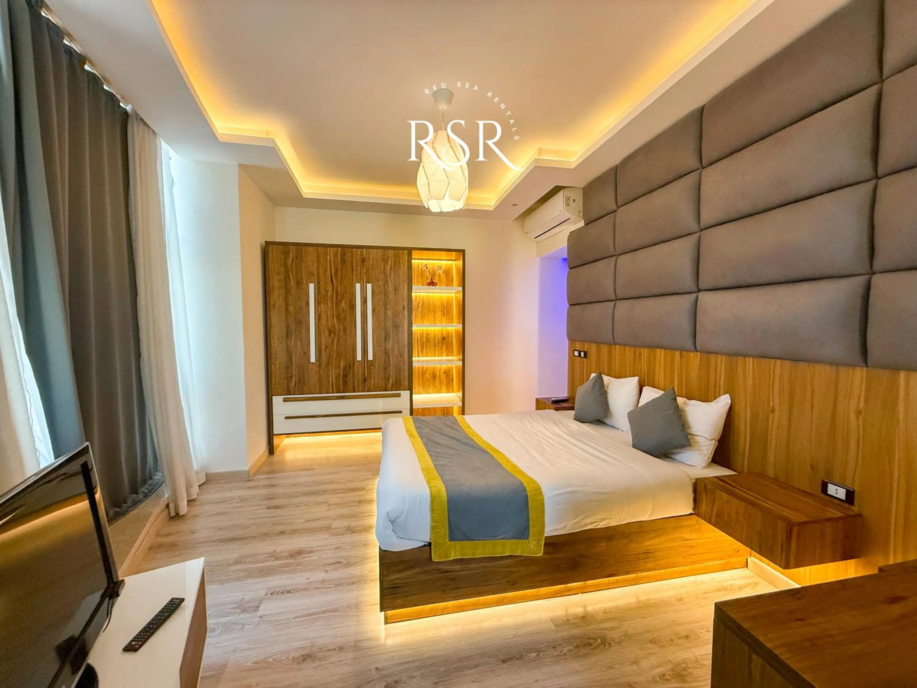 Bed in Elite Suites Hurghada