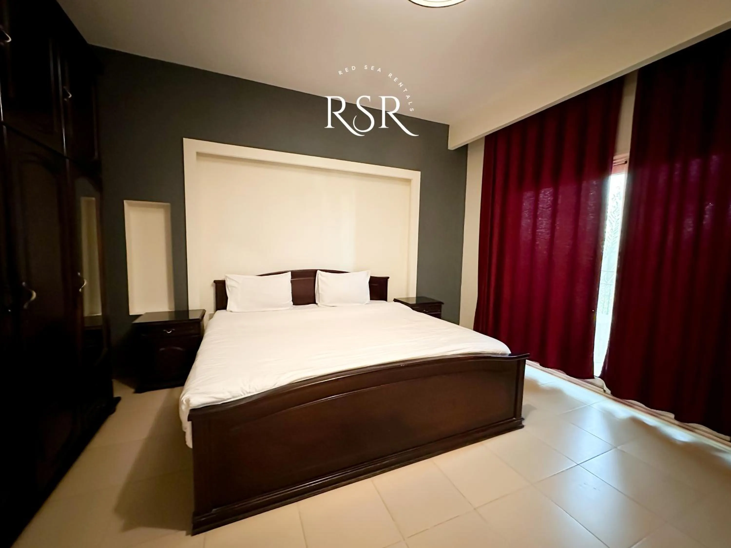 Bed in Elite Suites Hurghada