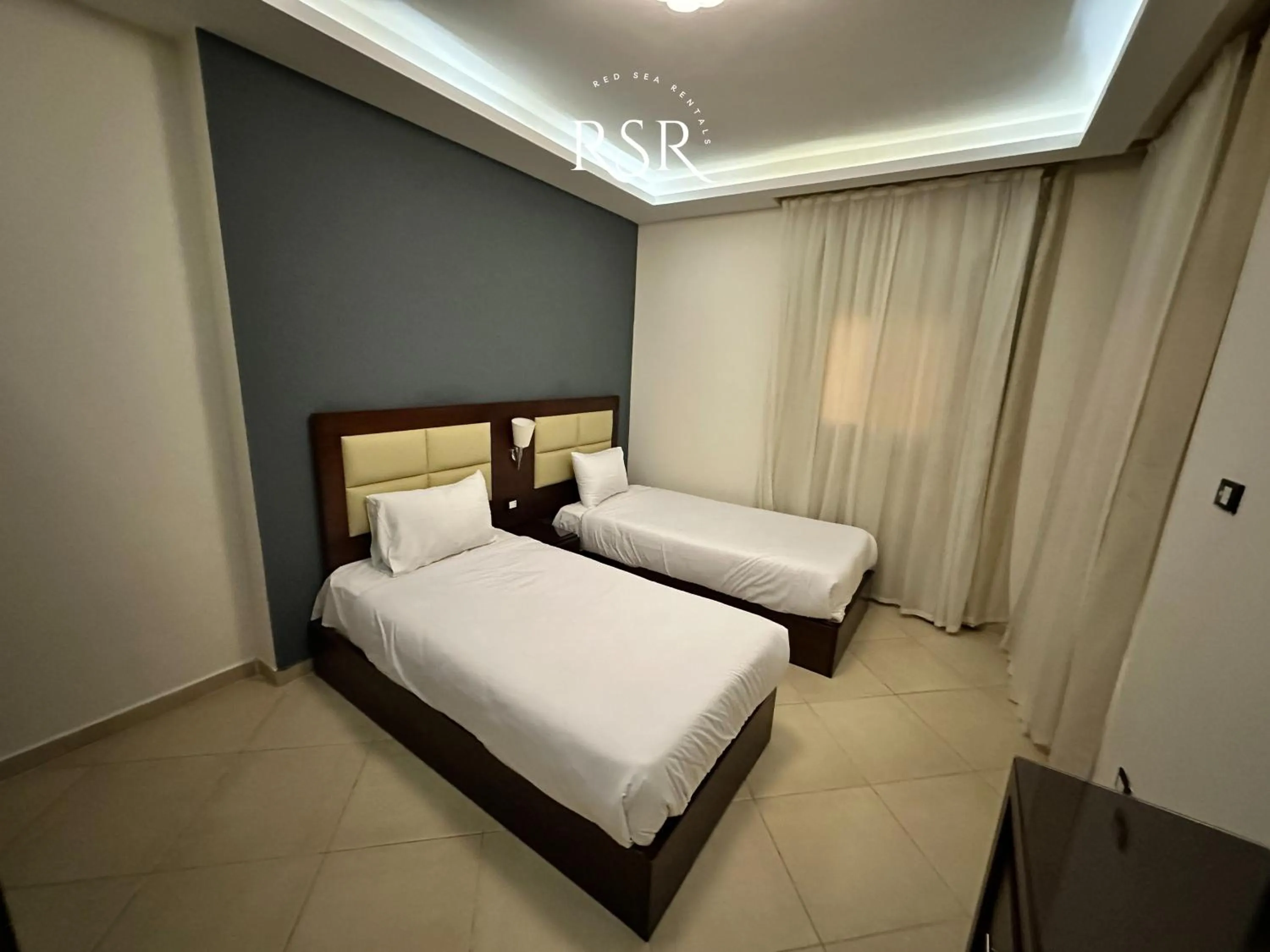 Bed in Elite Suites Hurghada