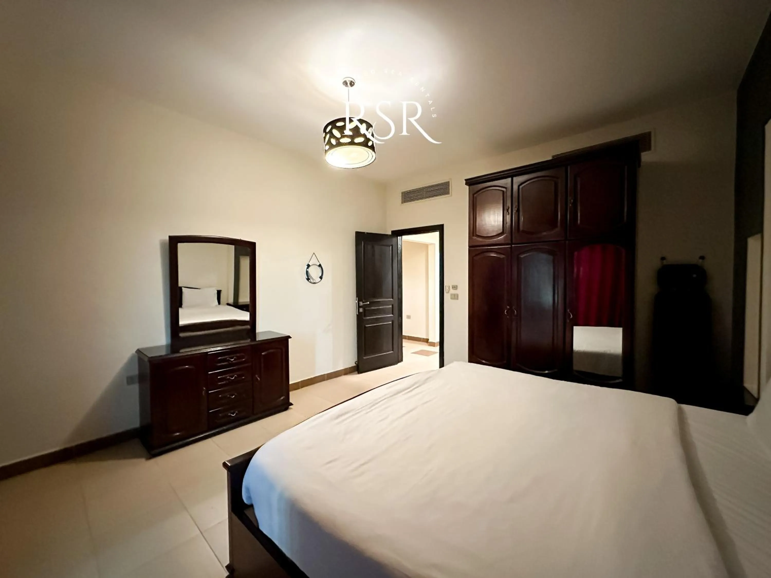 Bed in Elite Suites Hurghada