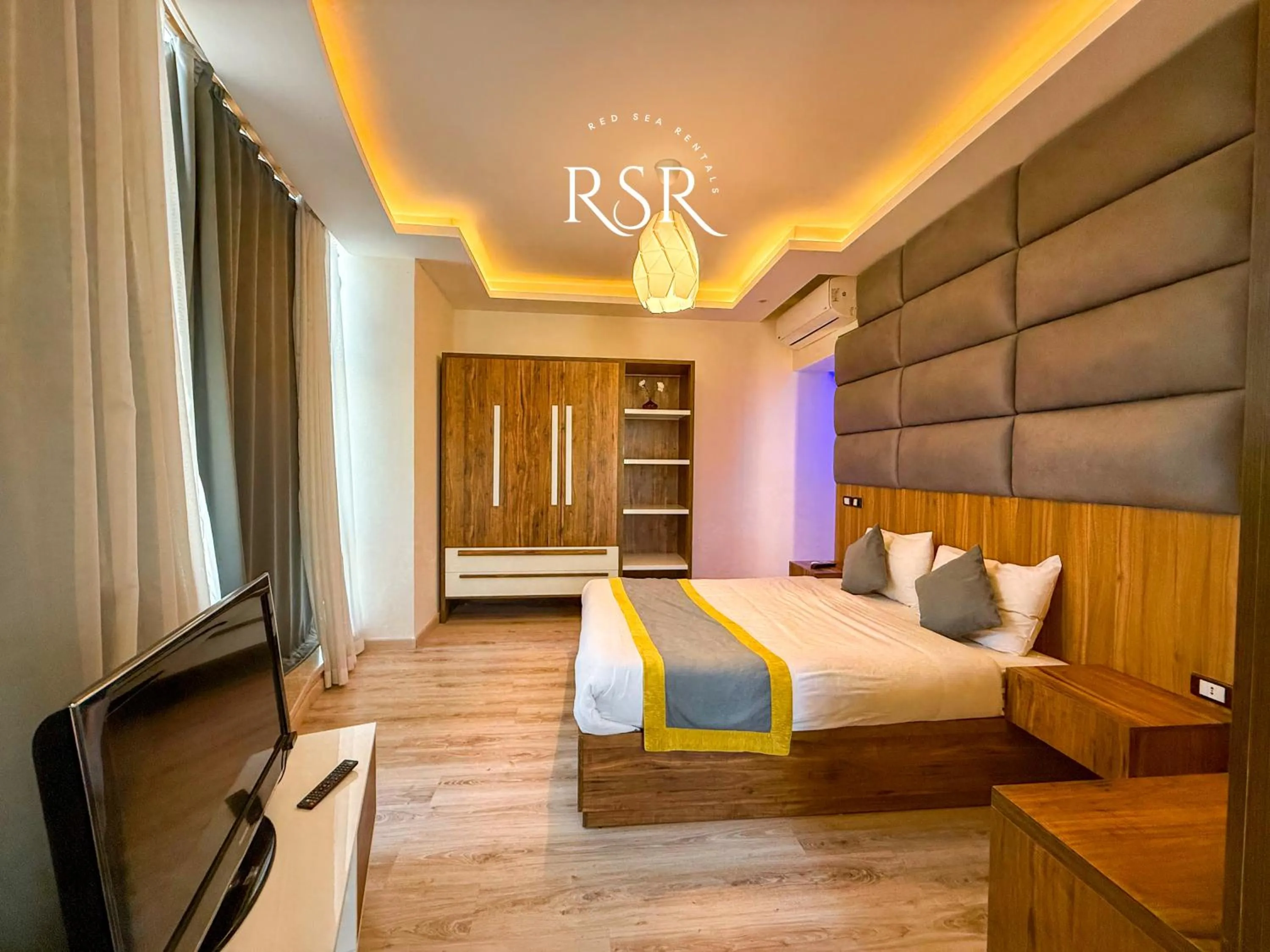 Bed in Elite Suites Hurghada