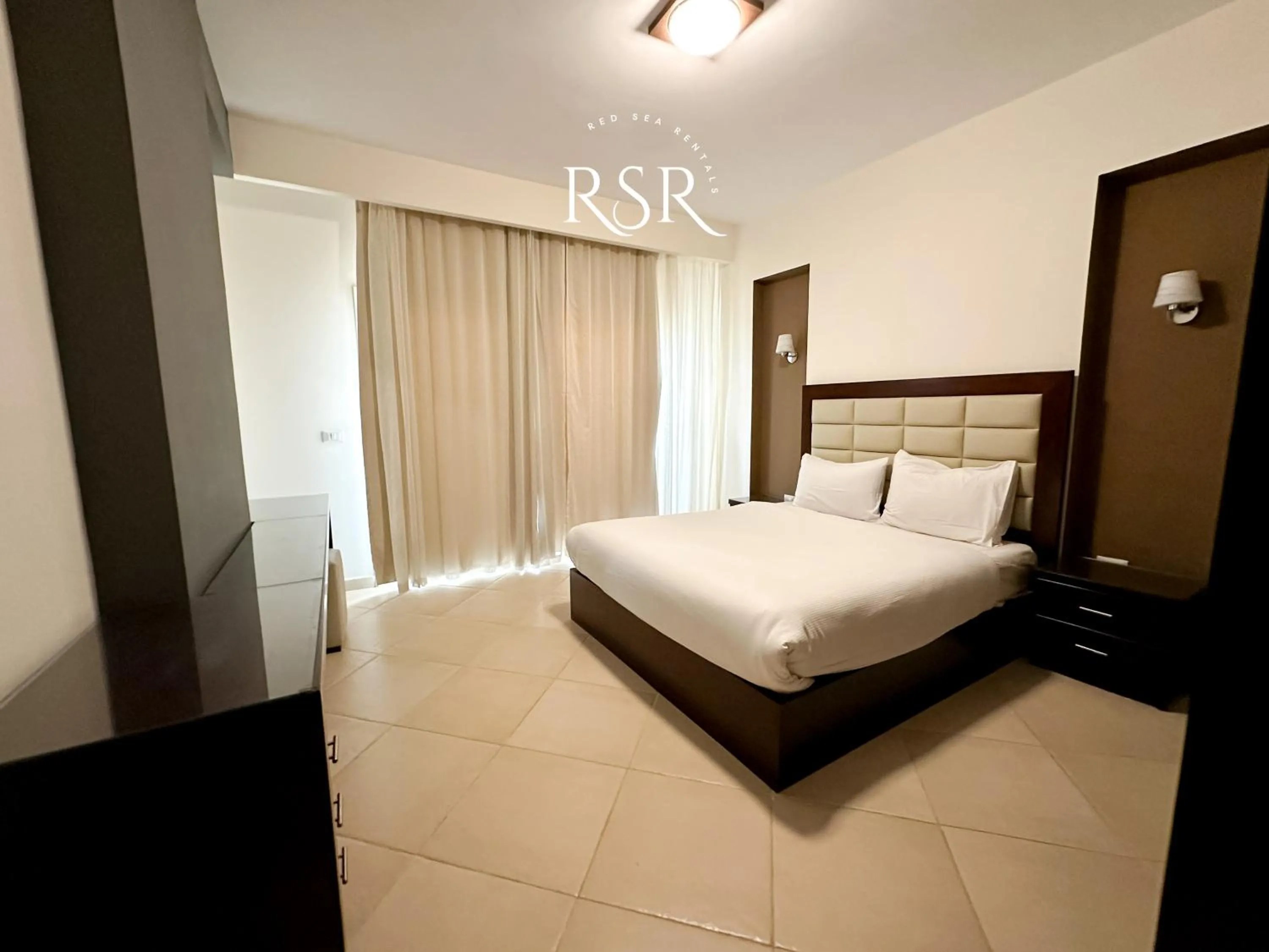 Bed in Elite Suites Hurghada