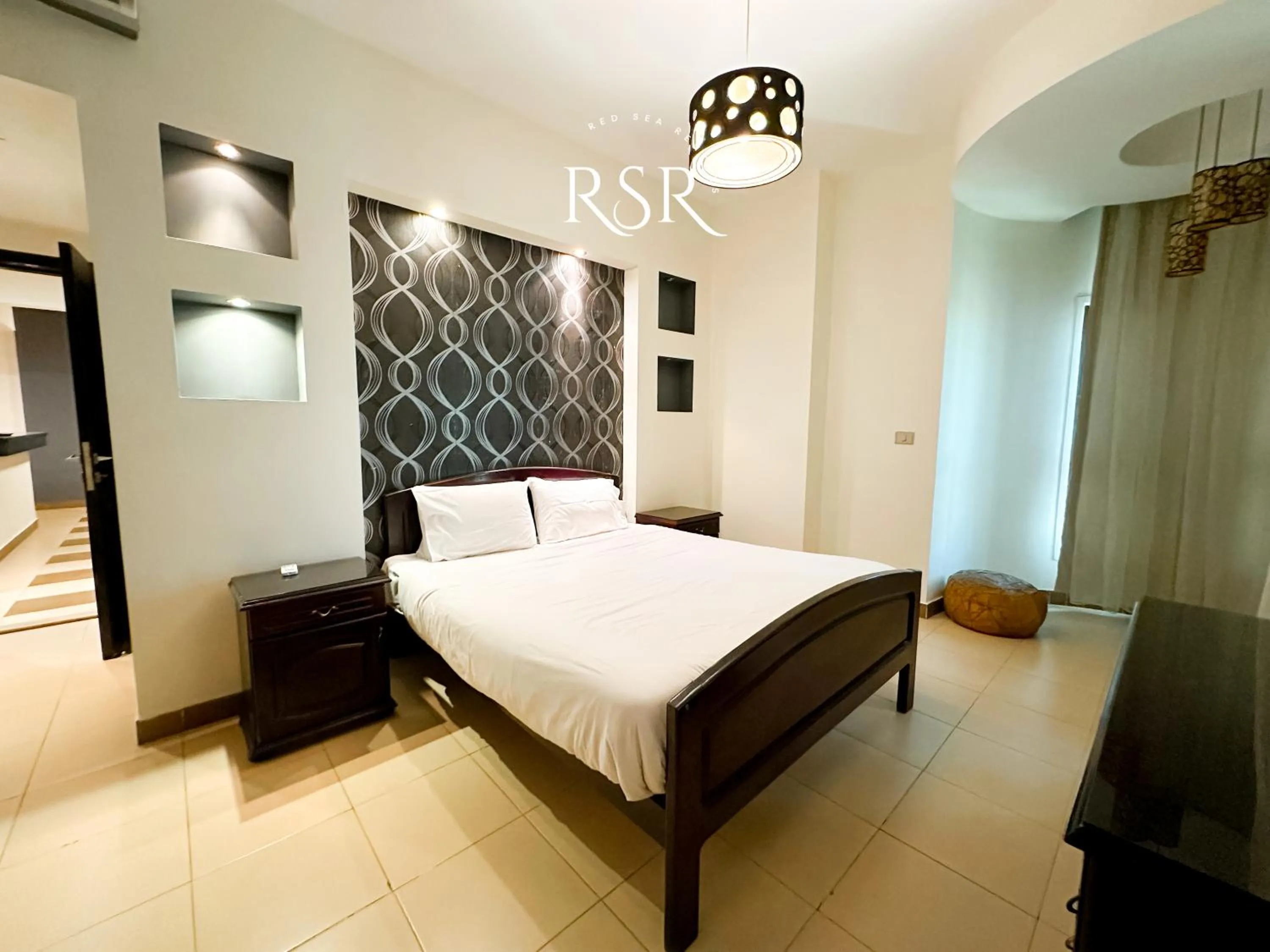 Bed in Elite Suites Hurghada